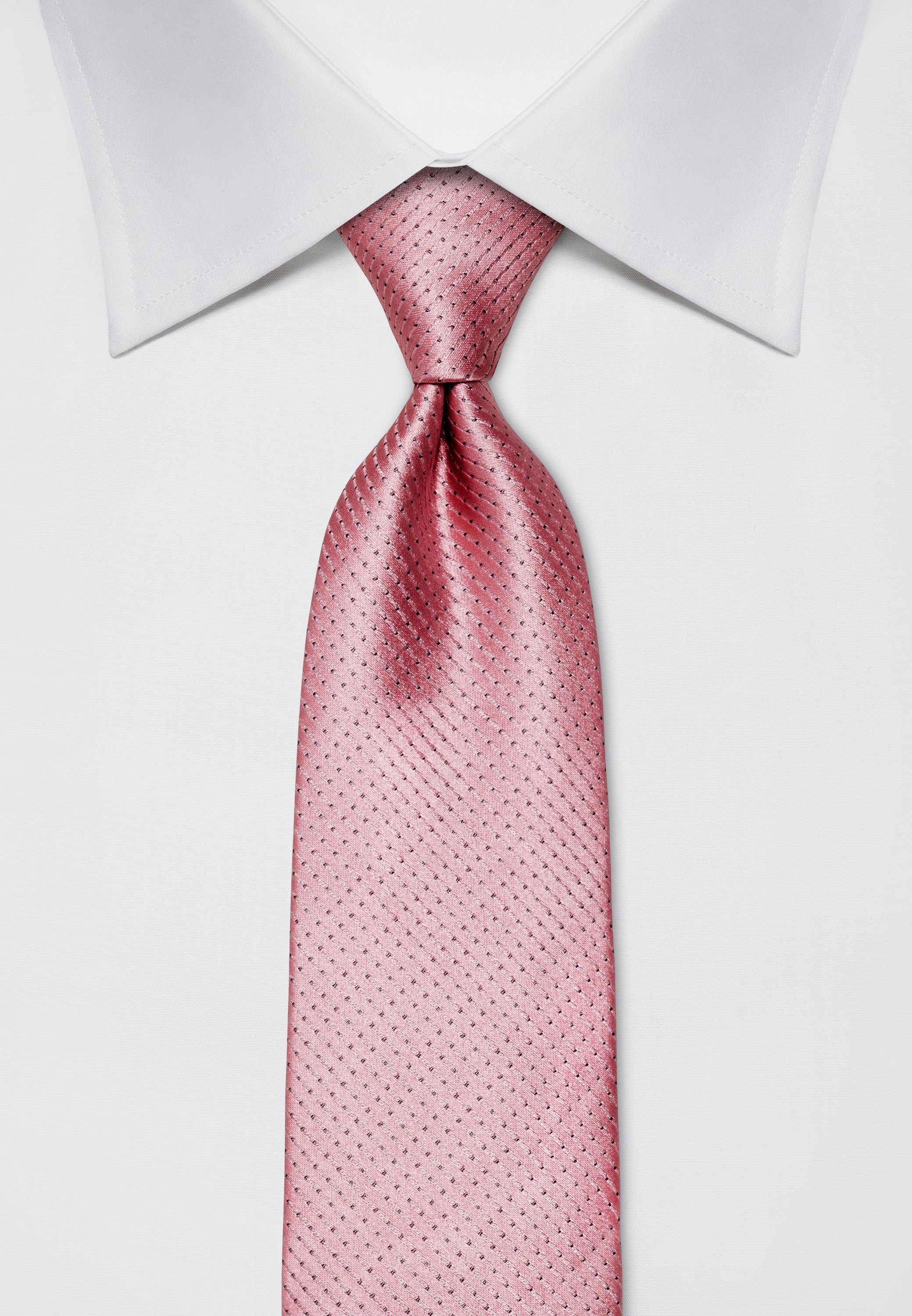 Krawatte gepunktet Vincenzo Boretti rosa