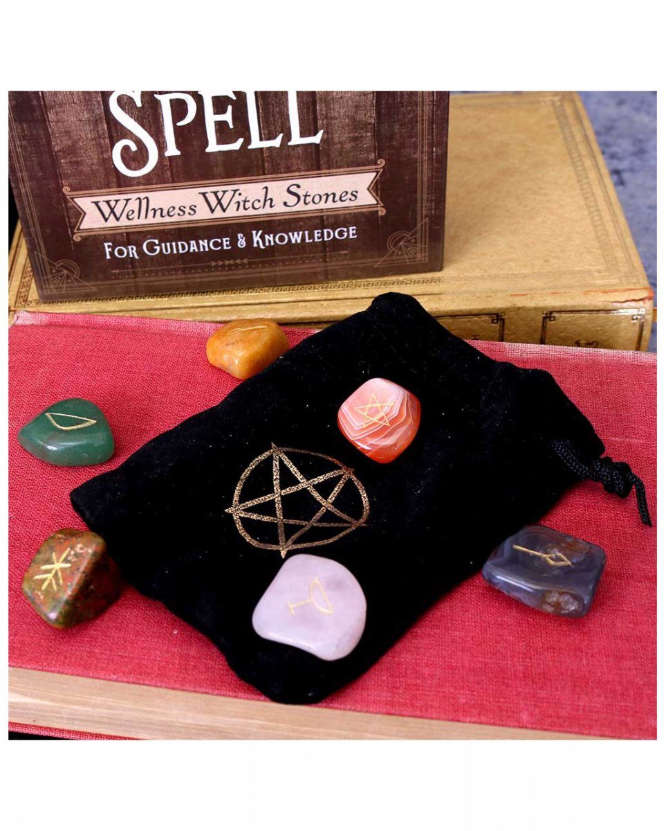 Salems Set für Steine Spell Horror-Shop Zaube Hexen Dekofigur Magische &