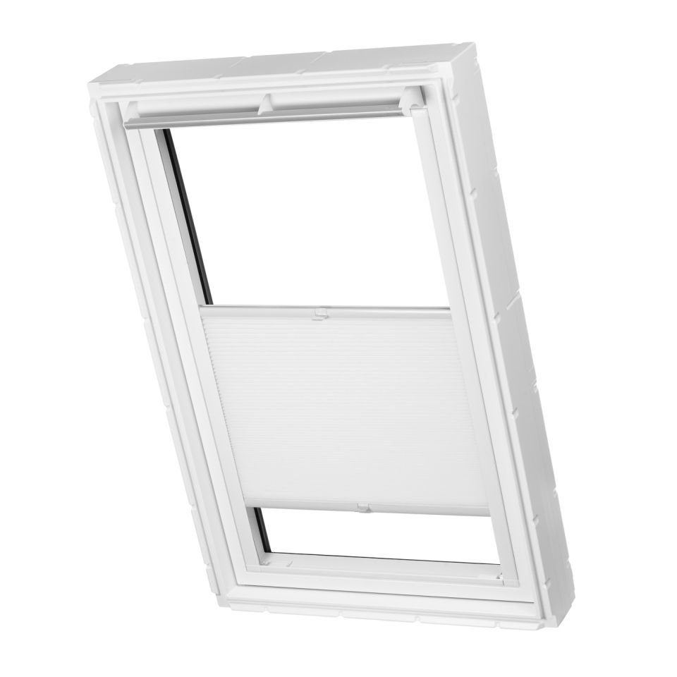 ventanara Dachfensterplissee Dachfenster passend für Velux Fenster Weiß CK02