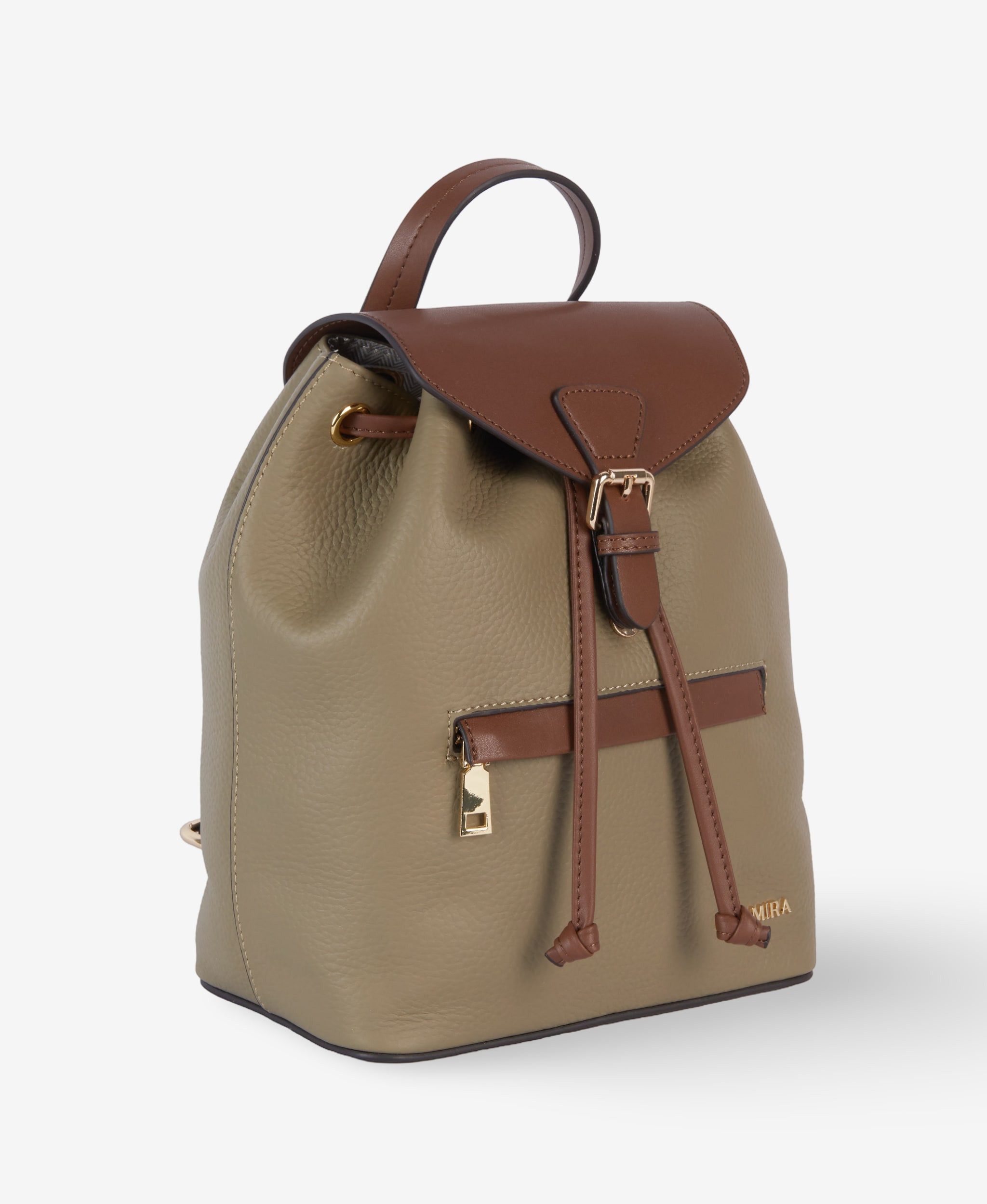 GLAMIRA Gürteltasche UrbanFlow Grauer Rucksack (1-tlg), echt Leder, mit geräumigem Hauptfach