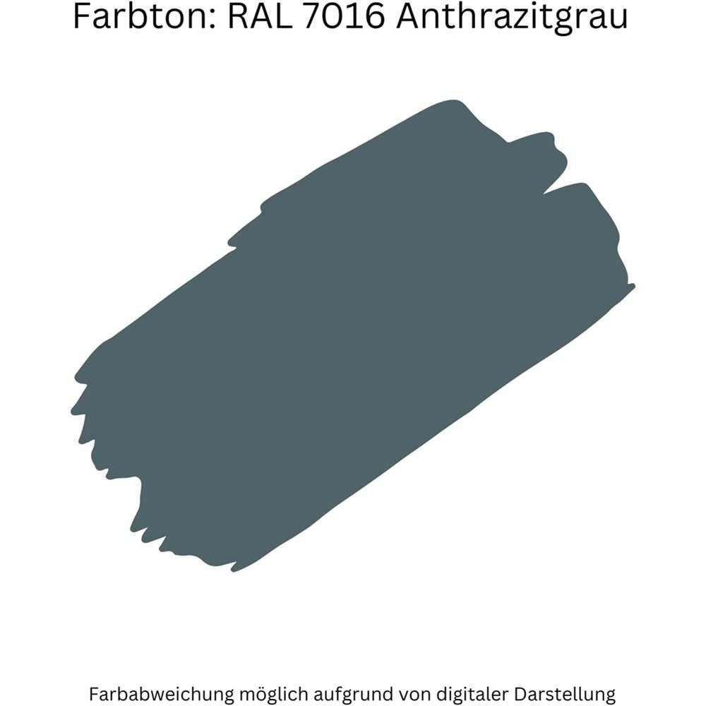 Wilckens Farben Kunstharzlack Buntlack, hochglänzend, Anthrazitgrau (RAL 7016), 750 ml