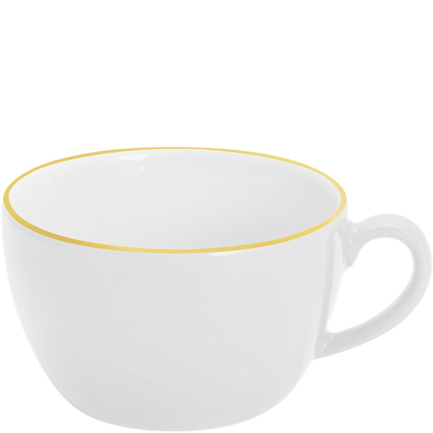 Kahla Cappuccinotasse Pronto Line 0,25 l, Porzellan, Made in Germany Line sunny yellow