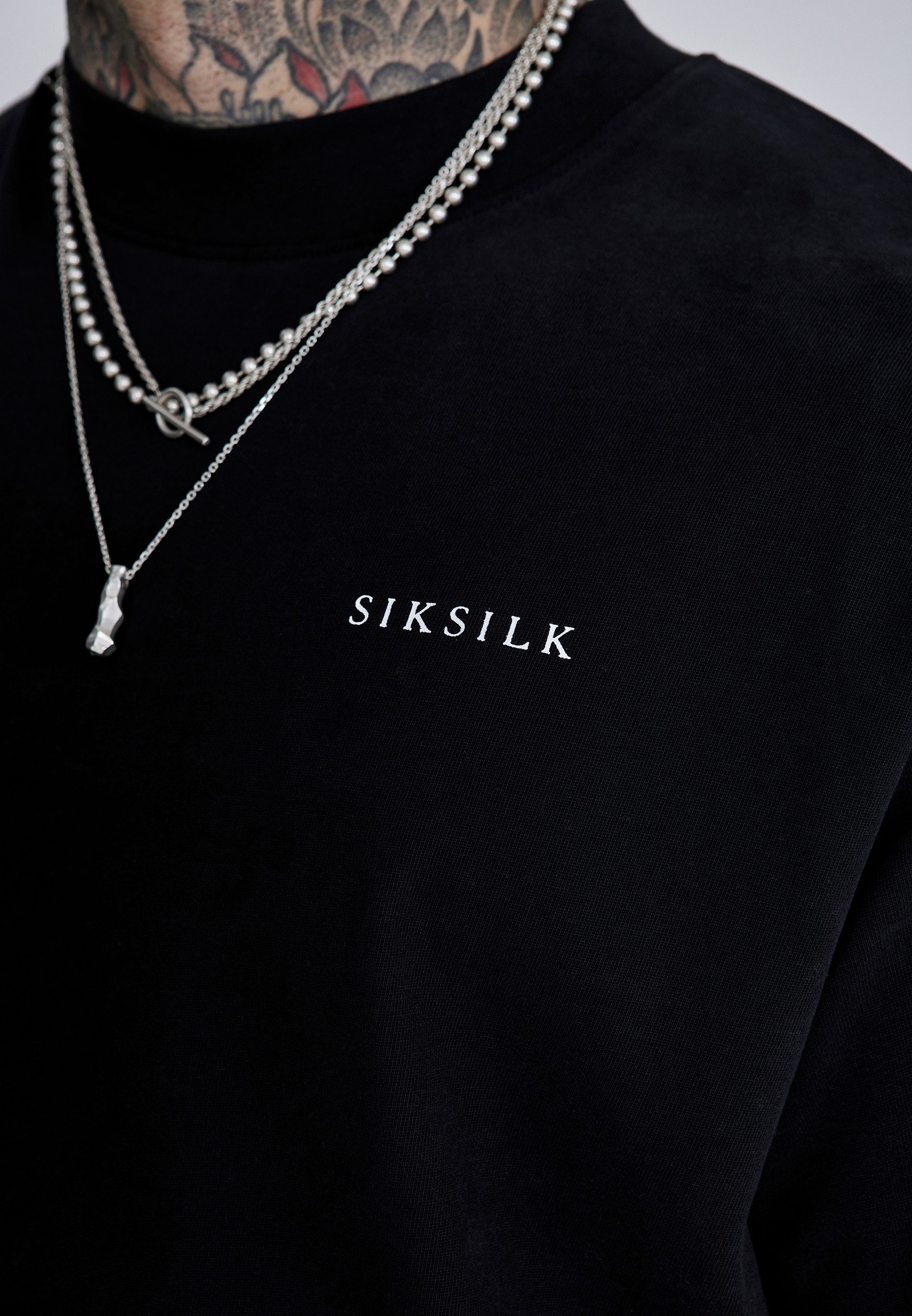 Siksilk T-Shirt SikSilk Herren T-Shirt mit Grafik