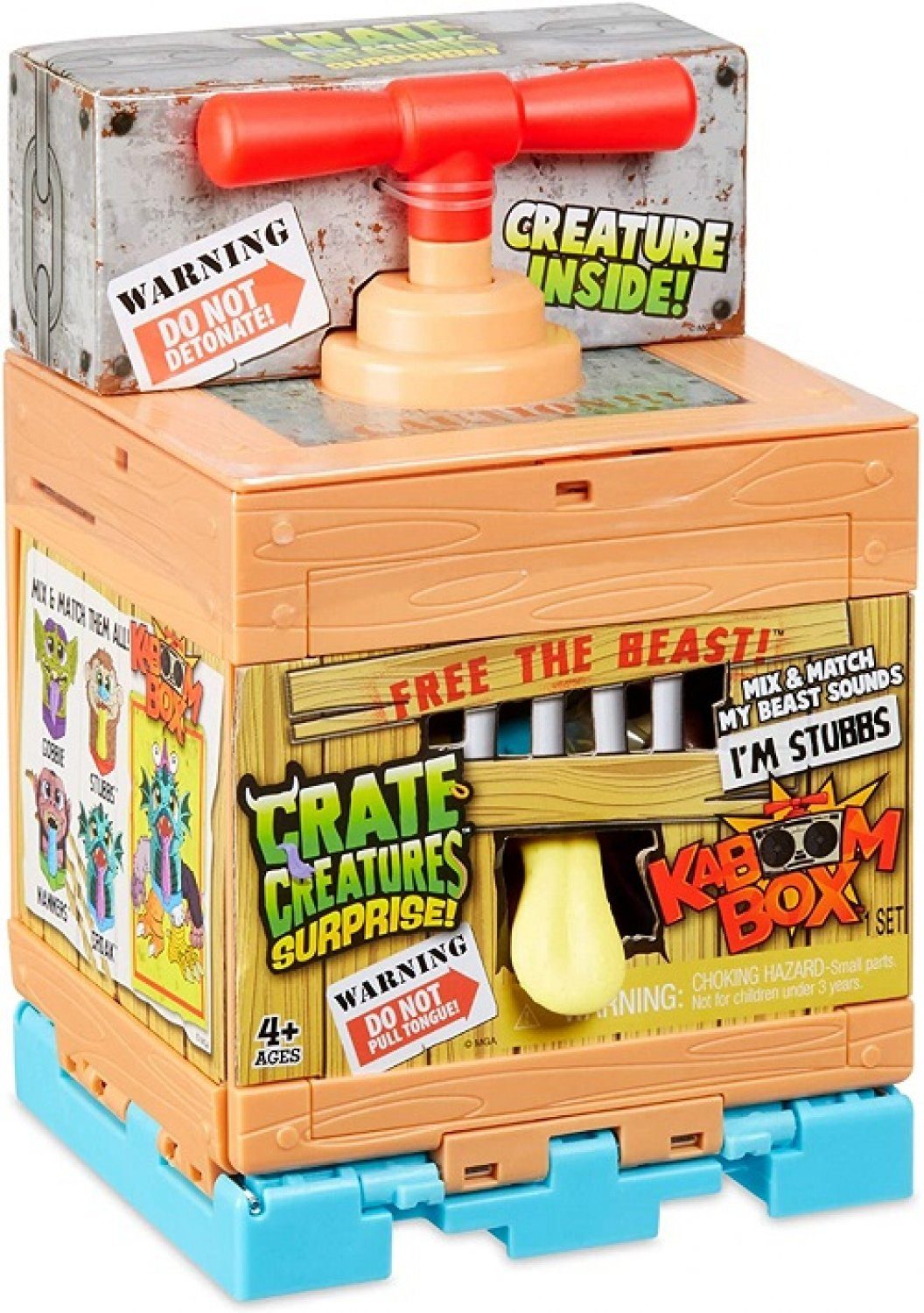 Giochi Preziosi Spielfigur Giochi Preziosi Monster Figur Überraschung Plüschtier Crate Creatures Kabbom Box Stubbs, (1-tlg)