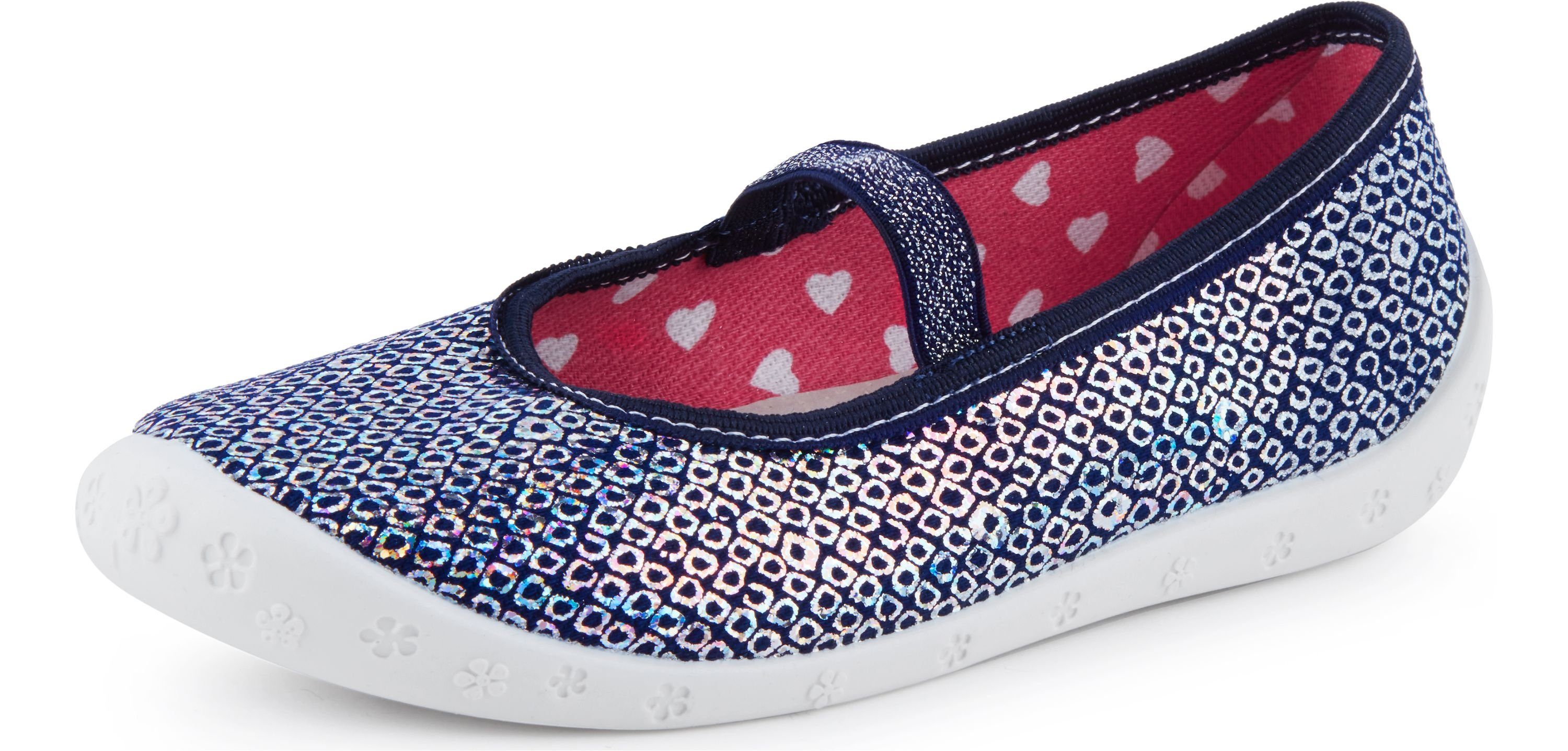 Mehrfarbig Weiß Punkte