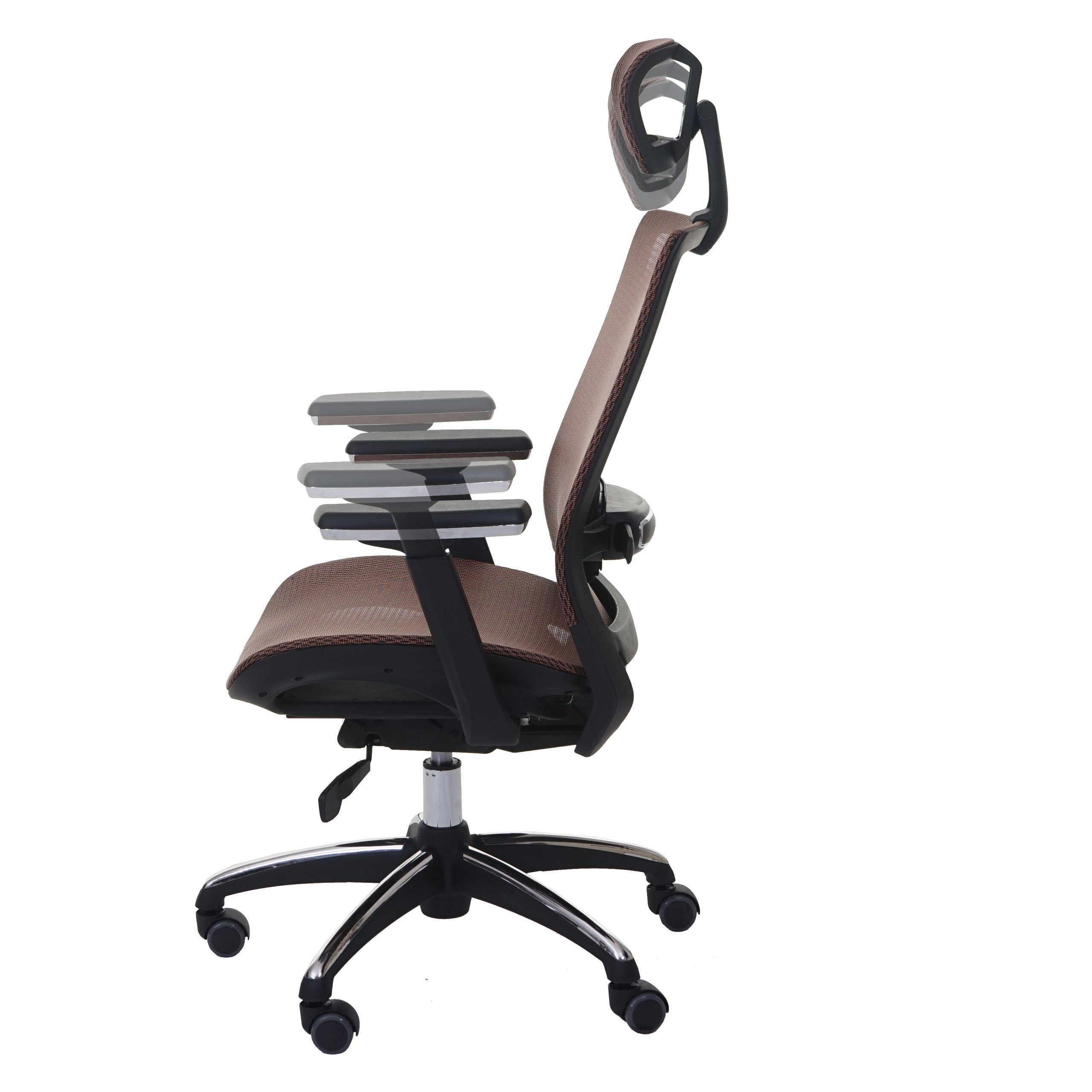 MCW Schreibtischstuhl MCW-A20, In Lendenwirbelstütze der verstellbare Sitzfläche, mandarin Tiefe anpassbar