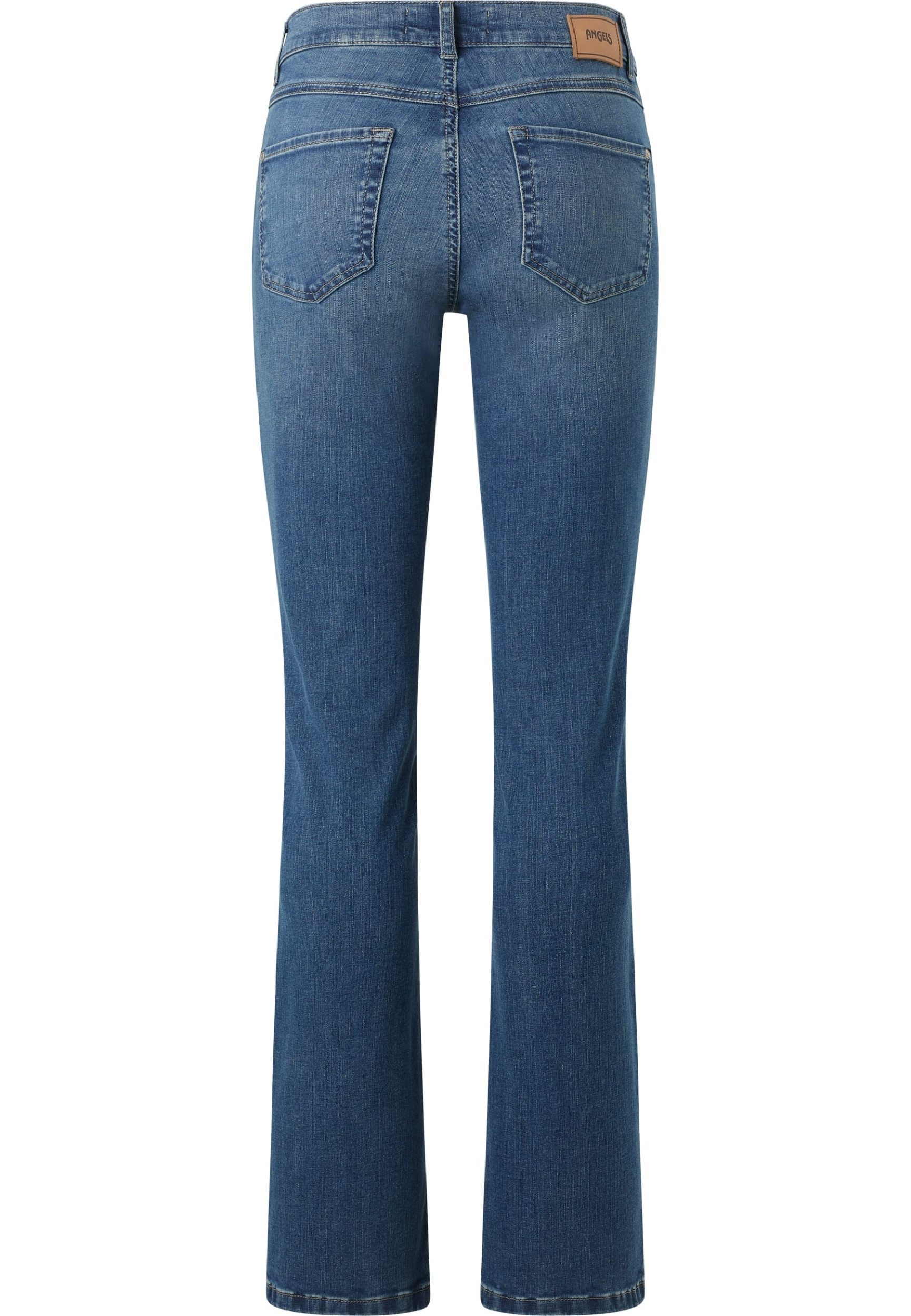 ANGELS Bootcut-Jeans LENI - Bootcut Damenjeans im Slim Fit