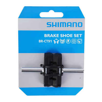 Shimano Cantilever-Bremse »Bremsbeläge BR-CT91 Cantilever 2x Bremsbelag«, Bremse Mittelzug Bremsklotz-Satz
