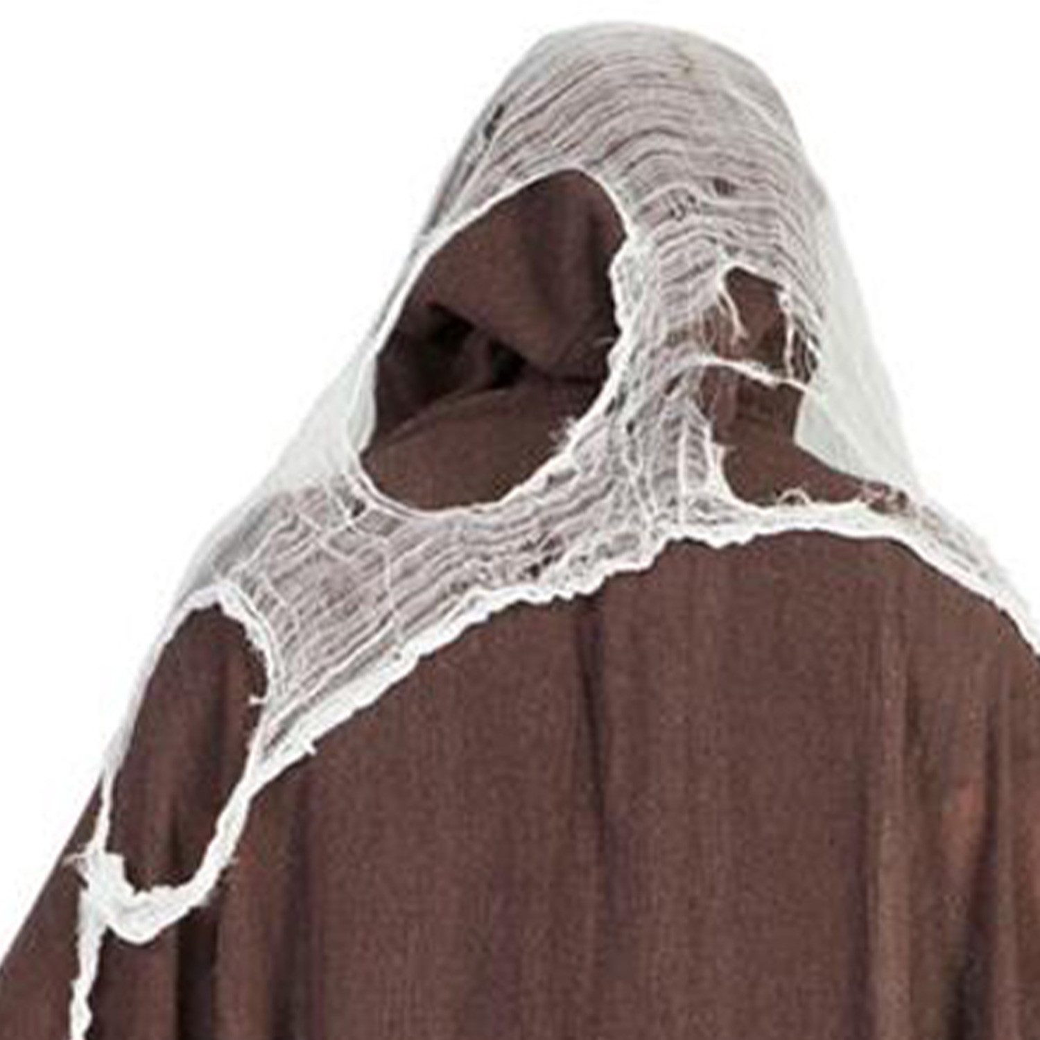 Funny Fashion Hexen-Kostüm Halloween Umhang mit Kapuze - Braun, Ghul Zombie