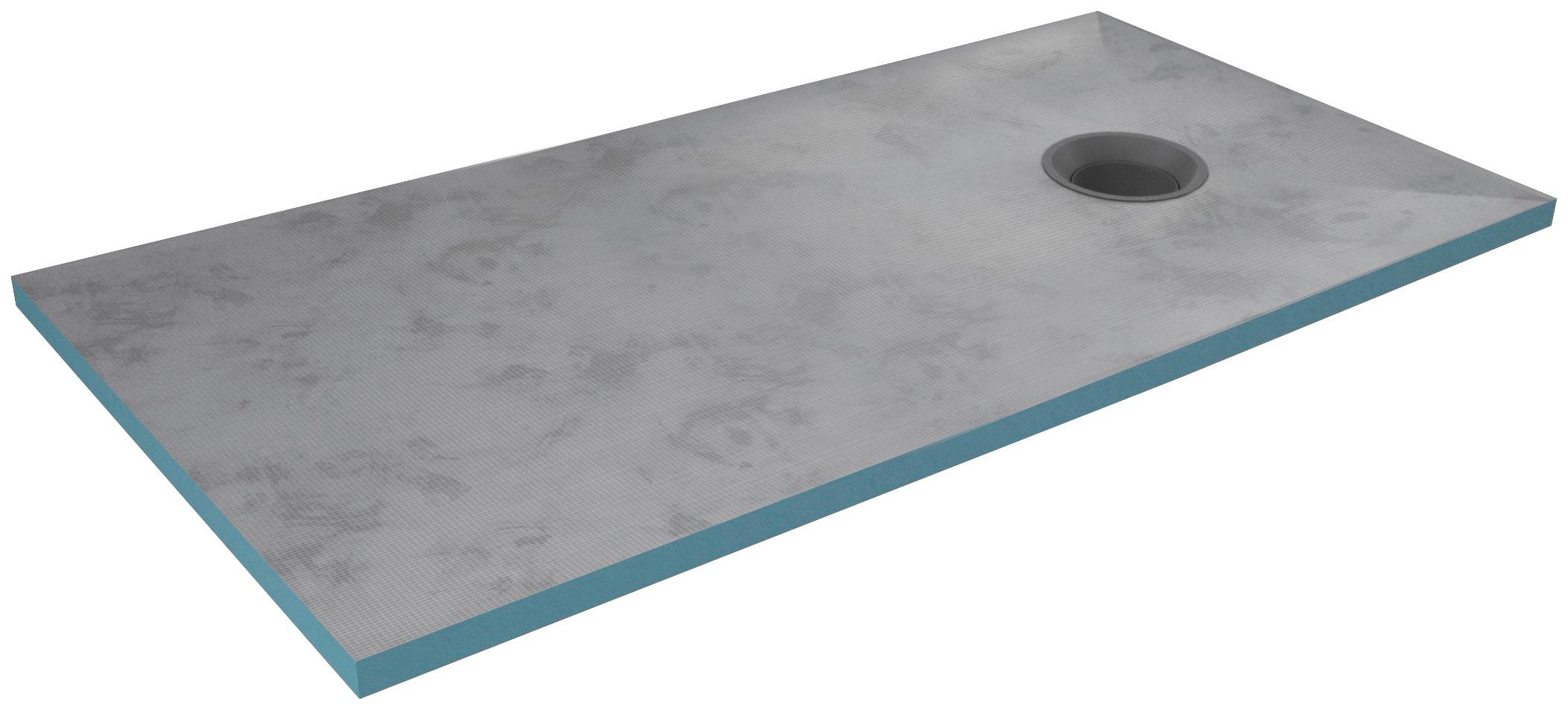 Marwell Duschwanne, rechteckig, Extrudiertes Polystyrol (XPS), 160 x 90 x 4 cm aus sehr stabilem, wasserdichtem Polystyrol