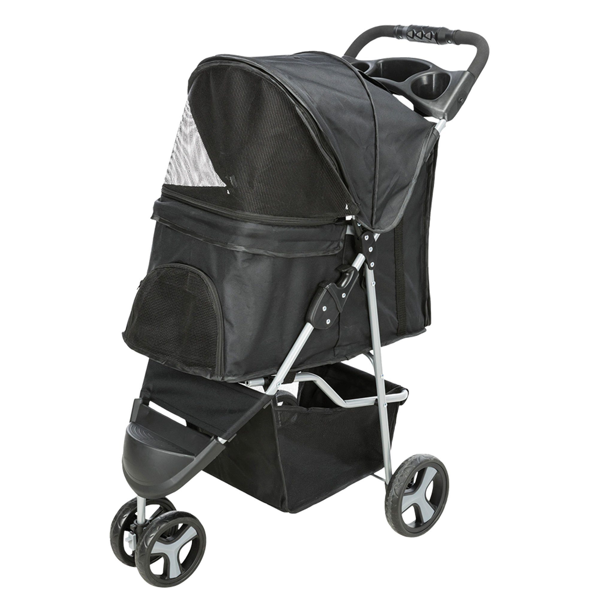 TRIXIE Hundebuggy Buggy für Hunde M - für Hunde bis max. 11 kg, (1-tlg), Schnell-Falt-Funktion