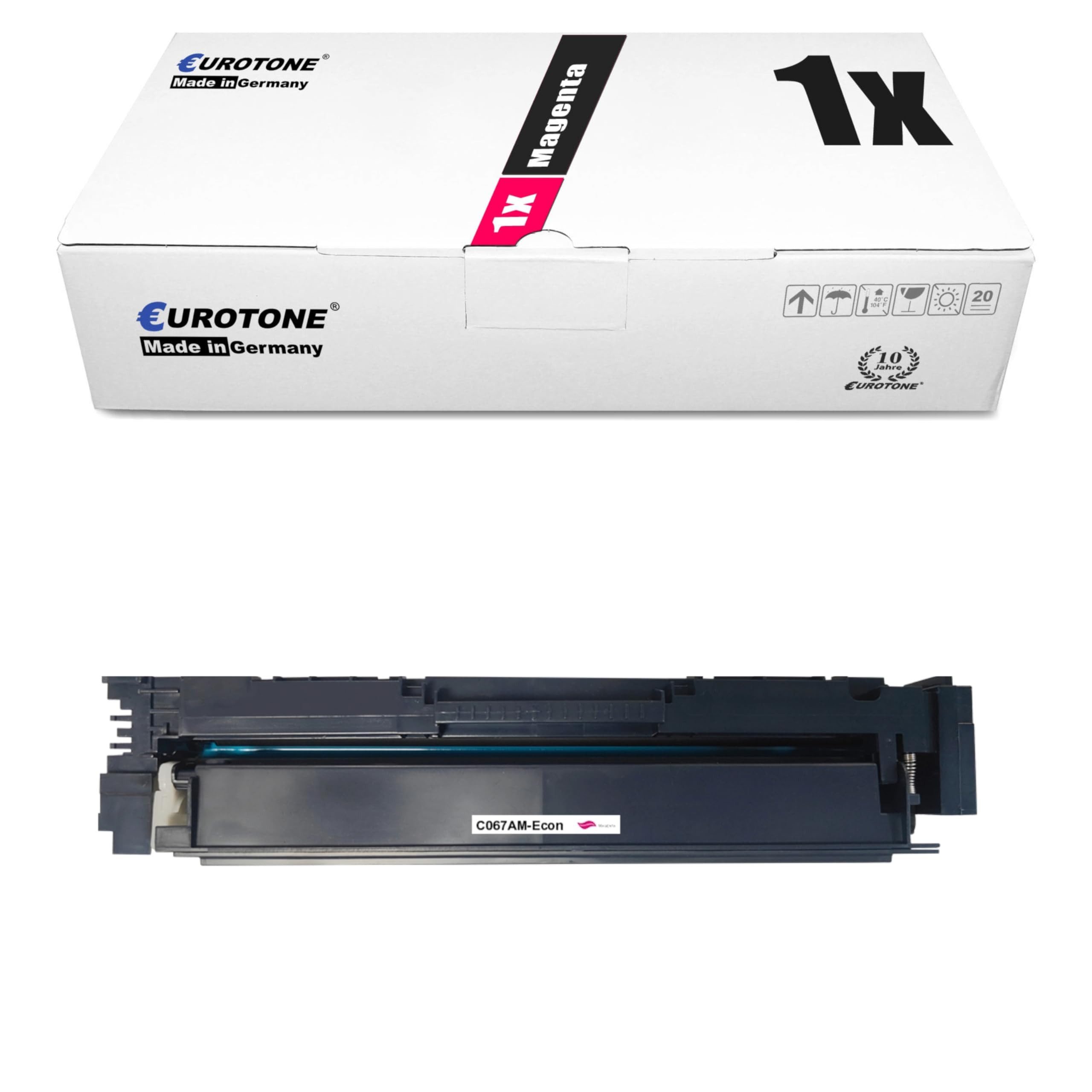 Eurotone Tonerkartusche Magenta Toner kompatibel für Canon i-SENSYS LBP631Cw LBP633Cdw…, (Einzelpack, 1-St), Kompatibel, sofort einsatzbereit