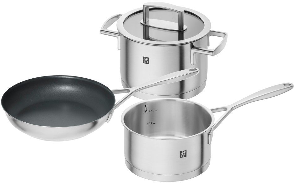 Zwilling Edelstahl Vitality, Induktion (Set, Topf-Set 4-tlg), 18/10