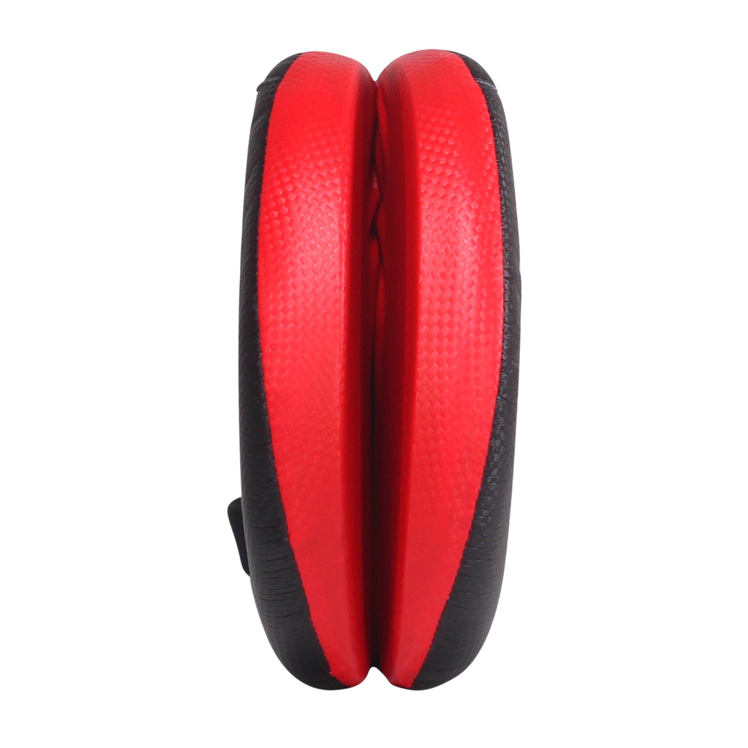 BAY-Sports Boxsack Sound Taekwondo Doppel Schlagmitt Handmitt TKD Doppelmitt Kampfsport (1 Stück, Mit Handschlaufe), Kickboxen, Krav Maga, Schlagpolster, Schlagkissen, Für Kinder und Erwachsene