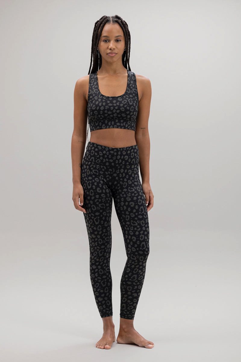 Hey Honey Funktionsleggings "Cropped Leo Black" günstig online kaufen