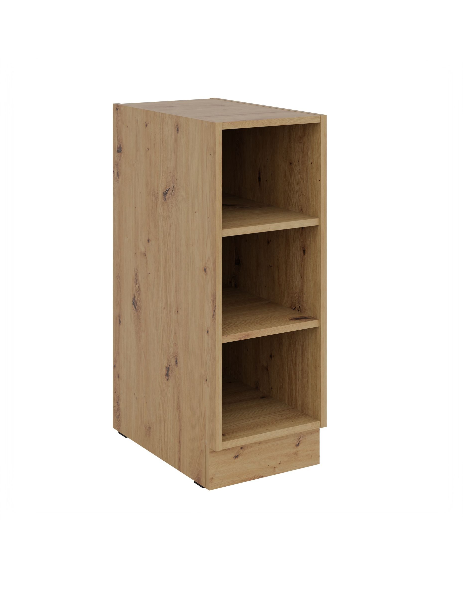 Küchen-Preisbombe Unterschrank Regal 30 cm Eiche günstig online kaufen