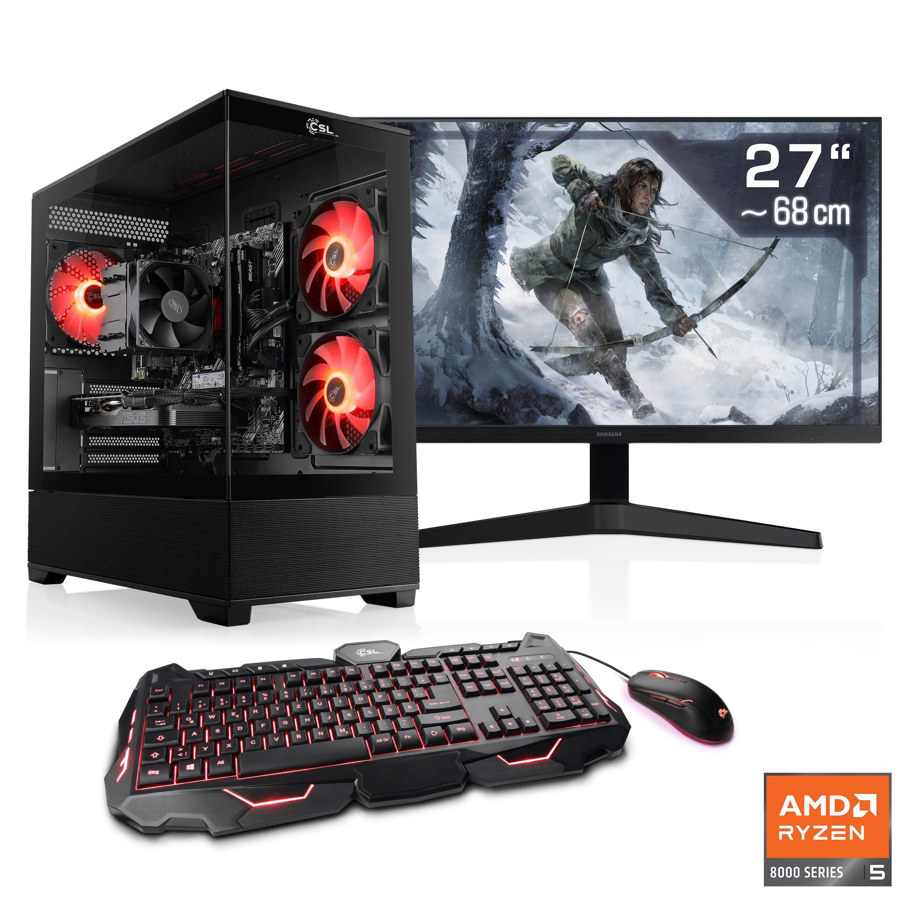 CSL ARVENOX Pro Vision L28129 Gaming-PC-Komplettsystem (27