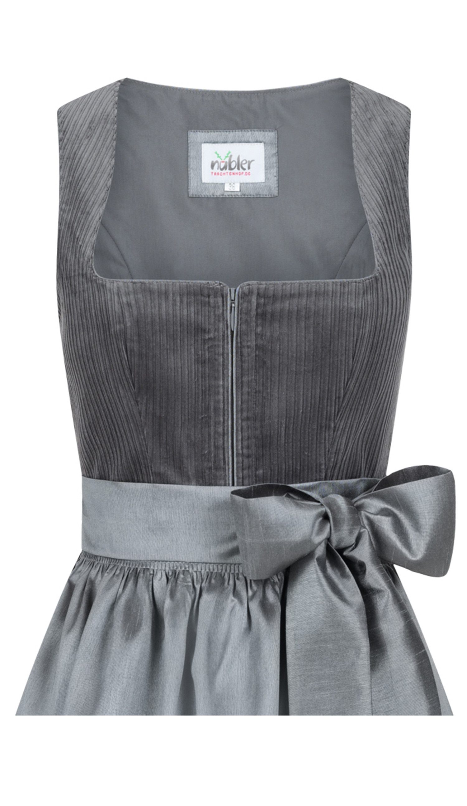 Nübler Dirndl Dirndl lang Florentine in Schiefer von Nübler - Rocklänge 80 cm