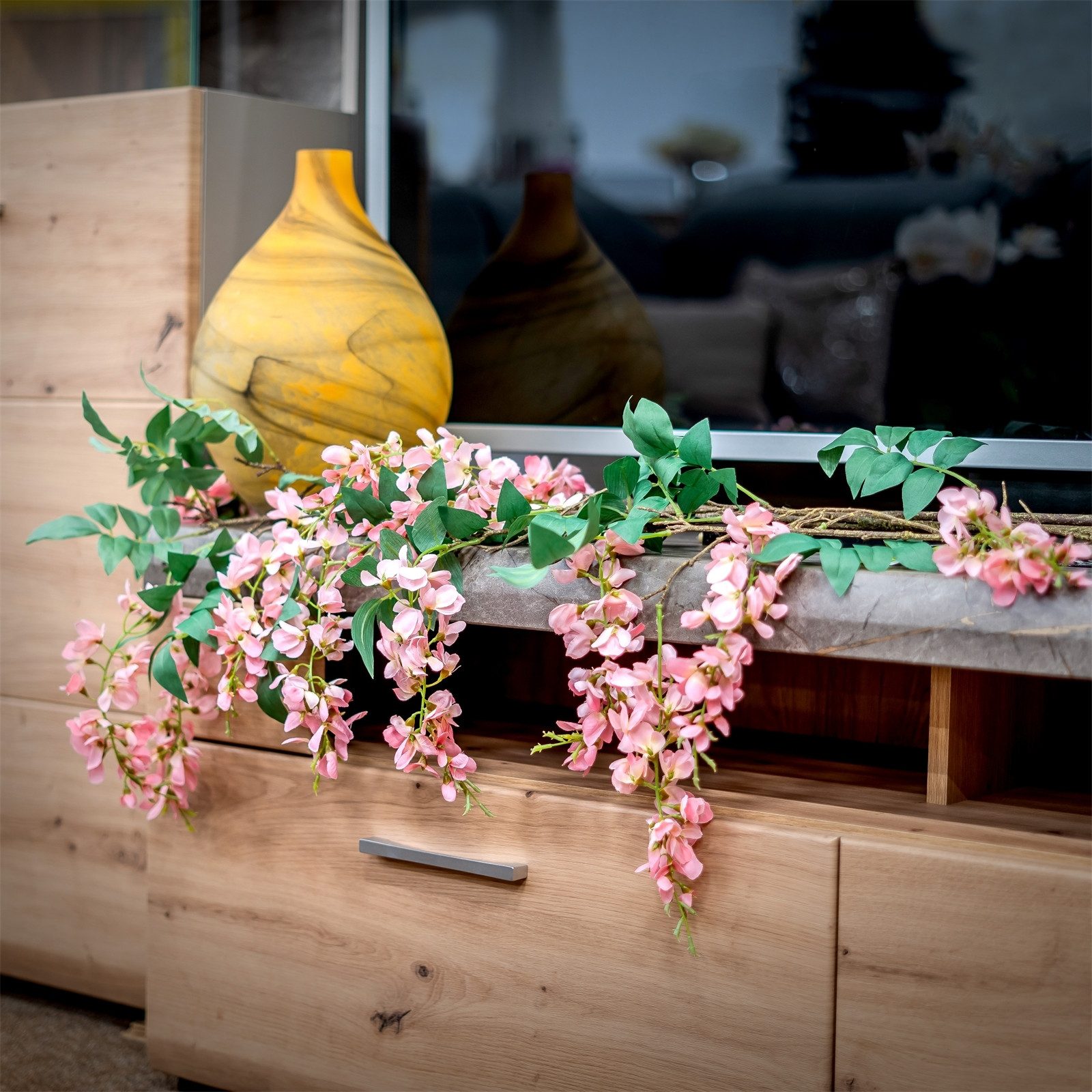 Kunstblume Goldregen, verschiedene Farben Kunstblume Flora Lilie, HTI-Livin günstig online kaufen