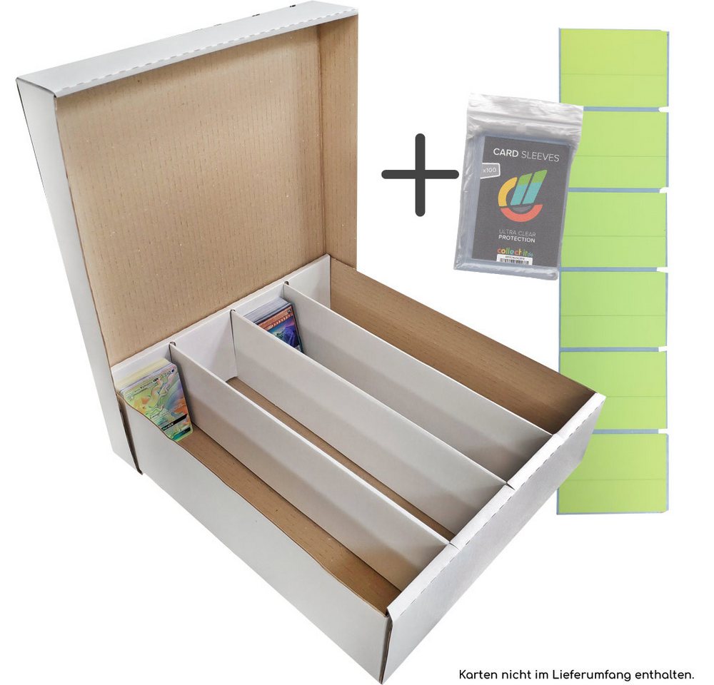 collect-it.de MY HOME OF CARDS + TOYS Sammelkarte 4x Riesen Deck-Box für 4.000 Karten Aufbewahrung für alle TCG