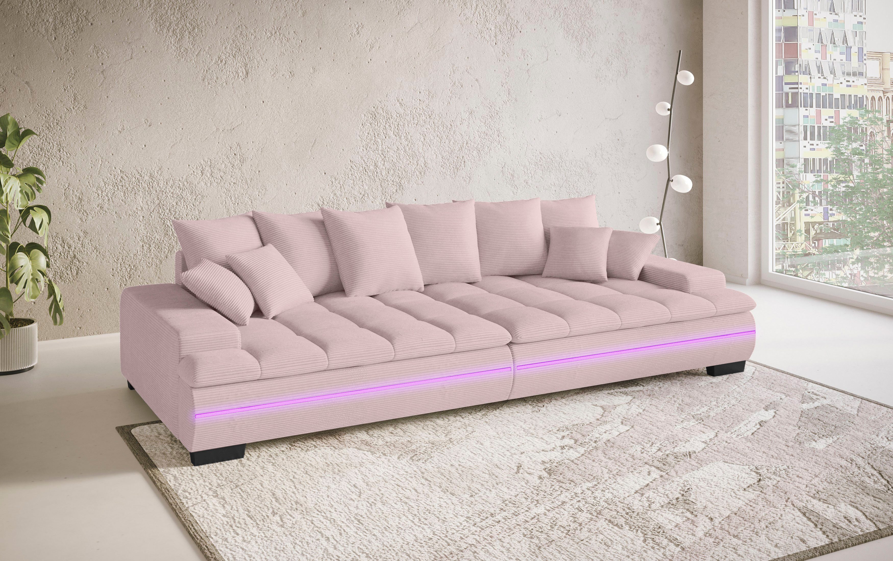 Mr. Couch Big-Sofa Haiti II RGB-LED, günstig online kaufen