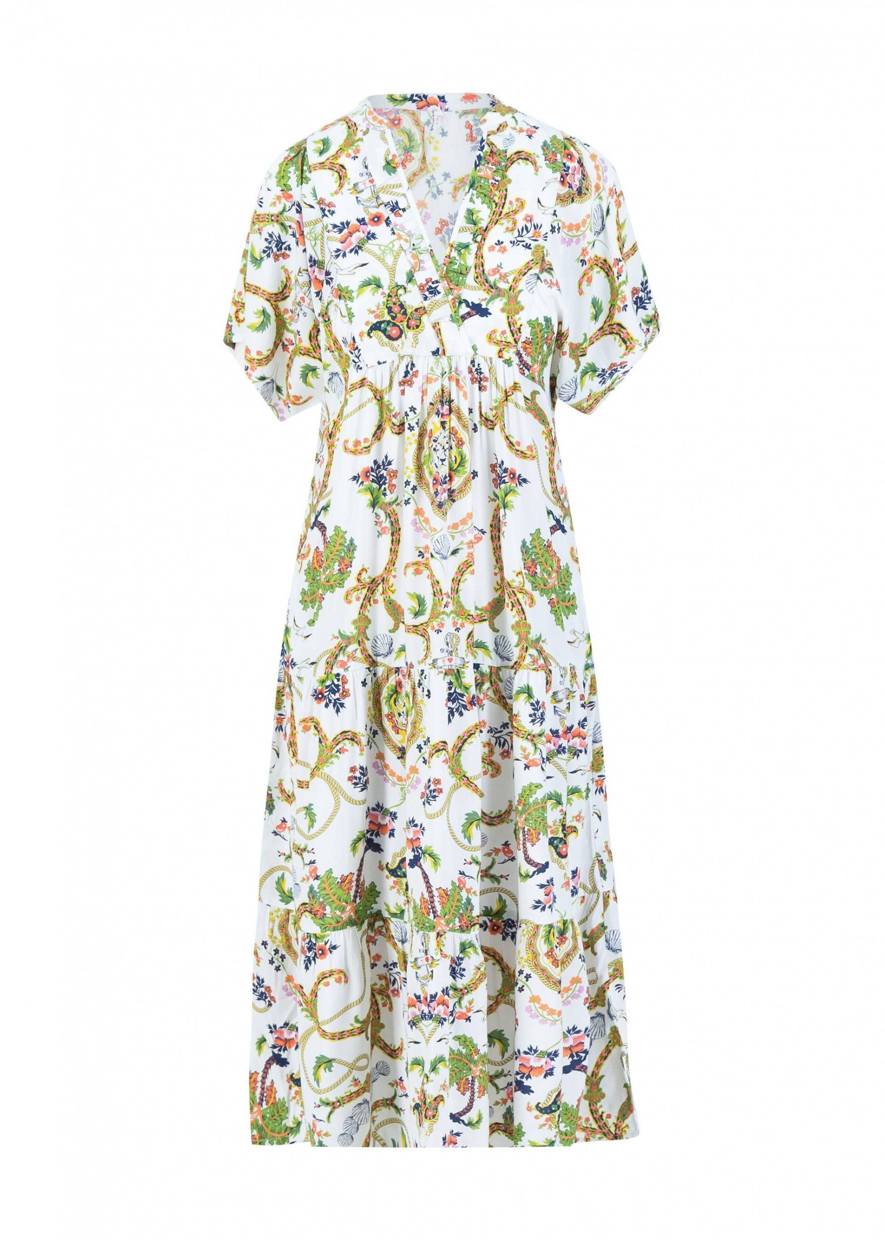 Blutsgeschwister Midikleid Kleid Damen – Leichtes Midikleid Sommerkleid Saint Tropen