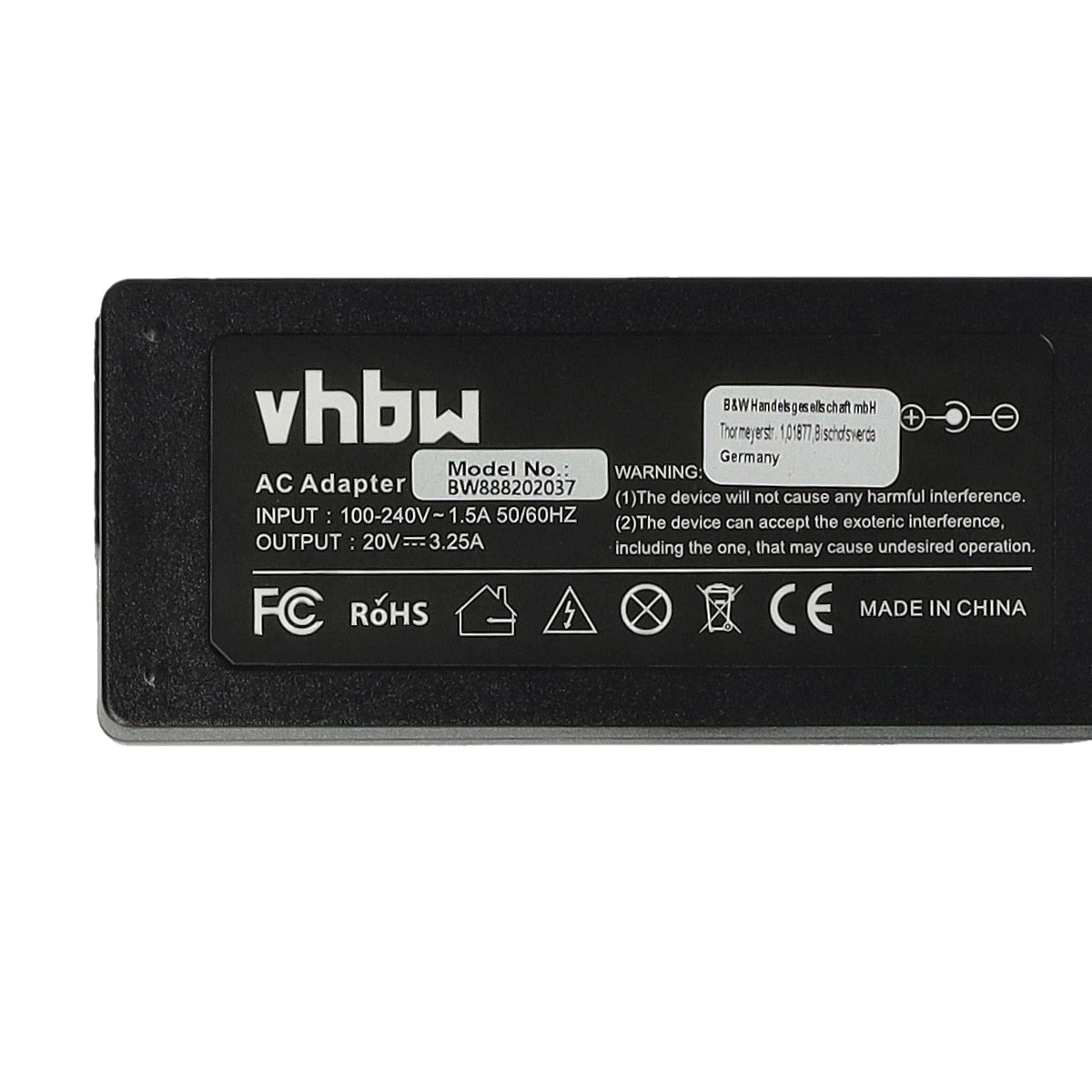 vhbw Netzteil passend für Lenovo IdeaPad 310-15IAP, C340, 310-15IKB, Notebook-Ladegerät – Bild 5 von 5