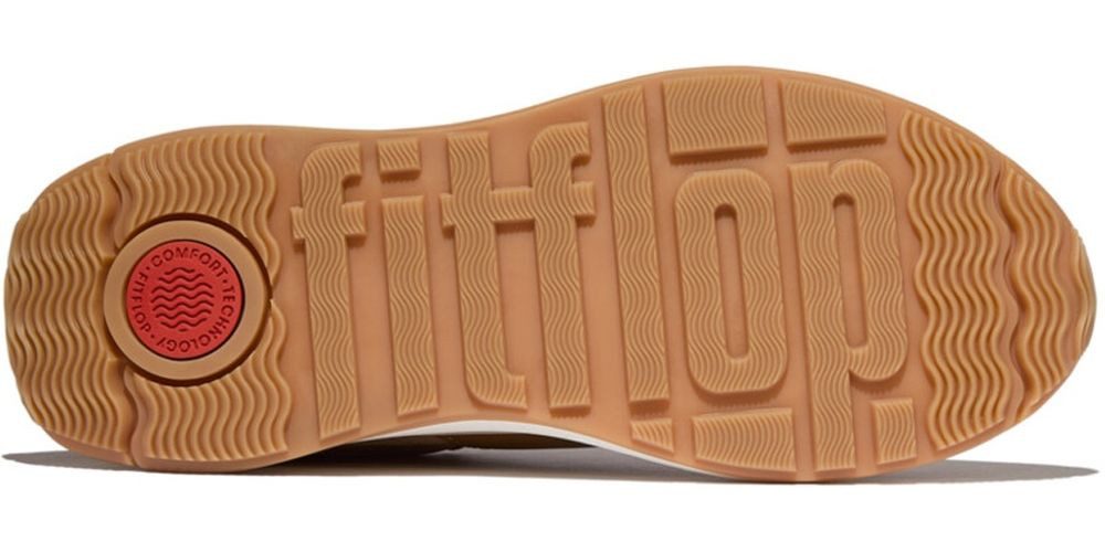 Fitflop F-Mode Flow Sneaker - Nylon & Suede Mix Sneaker