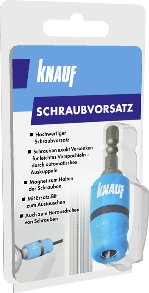 KNAUF Trockenbauschrauber Knauf Schraubvorsatz exakte Versenktiefe geeignet – Bild 5 von 5