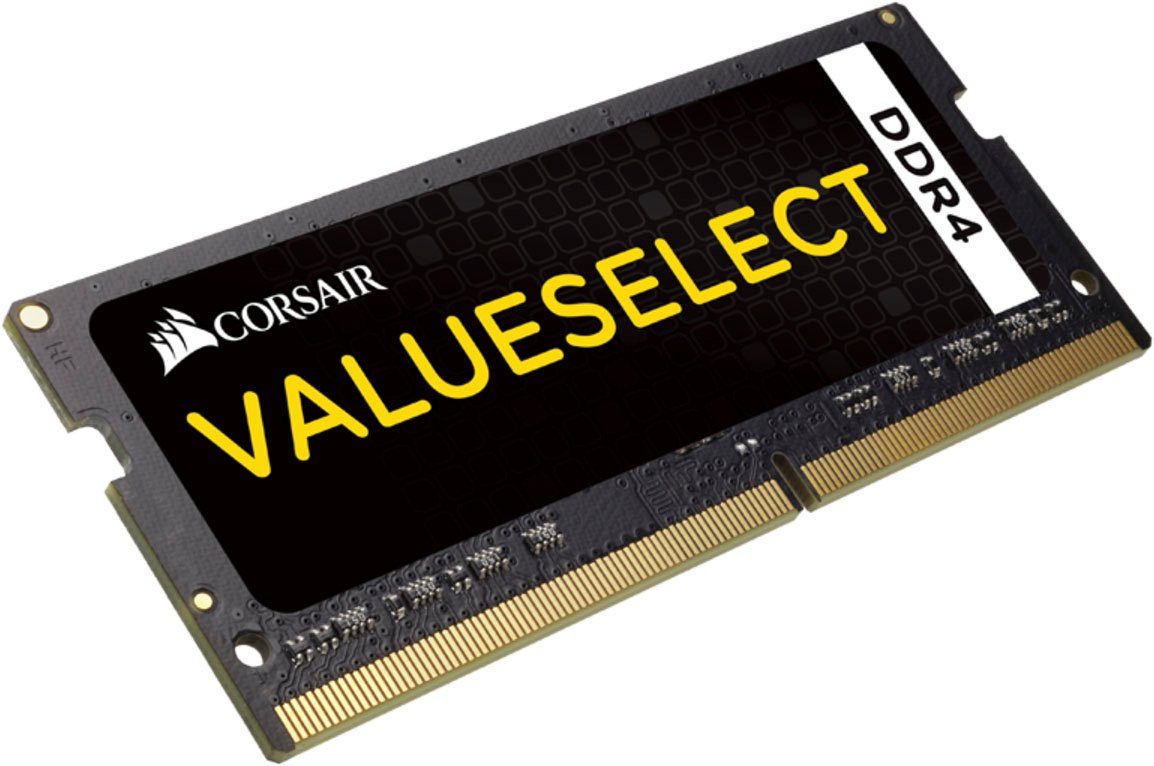 Corsair ValueSelect 4 GB (1 x 4 GB) DDR4 SODIMM 2133 MHz C15 Laptop-Arbeitsspeicher