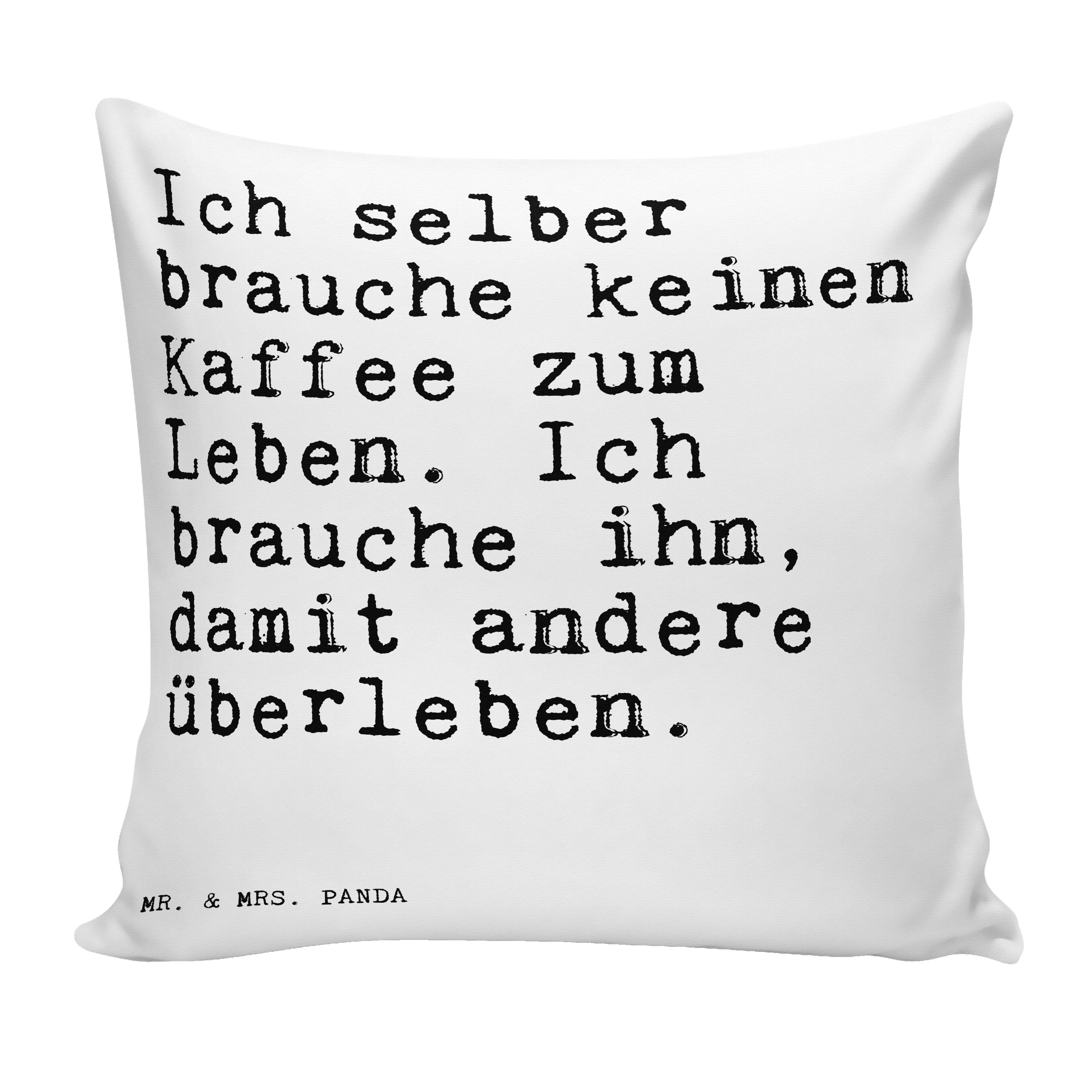 Mr. & Mrs. Panda Dekokissen »Ich selber brauche keinen... Weiß