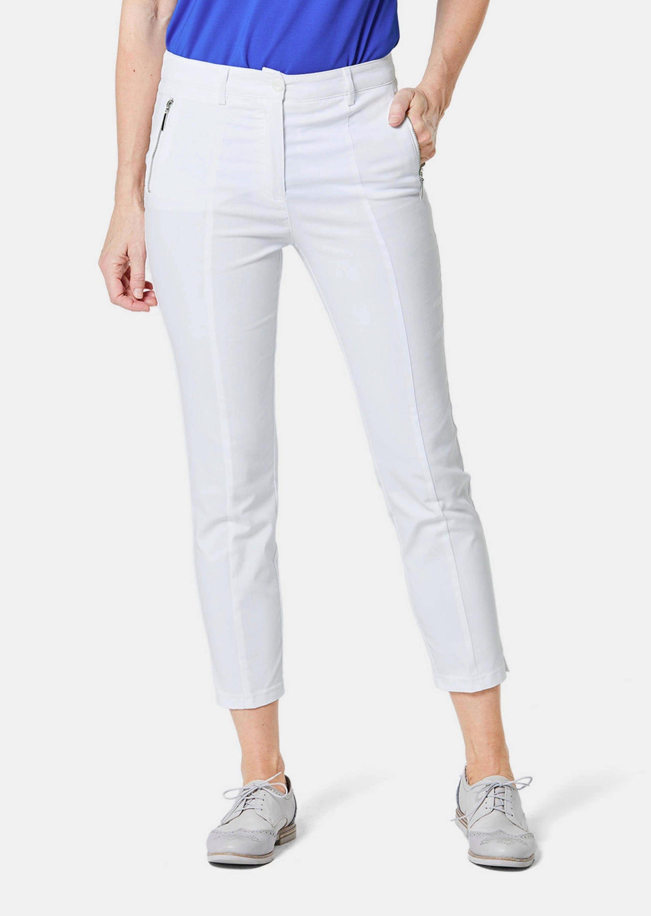 7/8-Caprijeans Elastische Hose mit extra Nähten