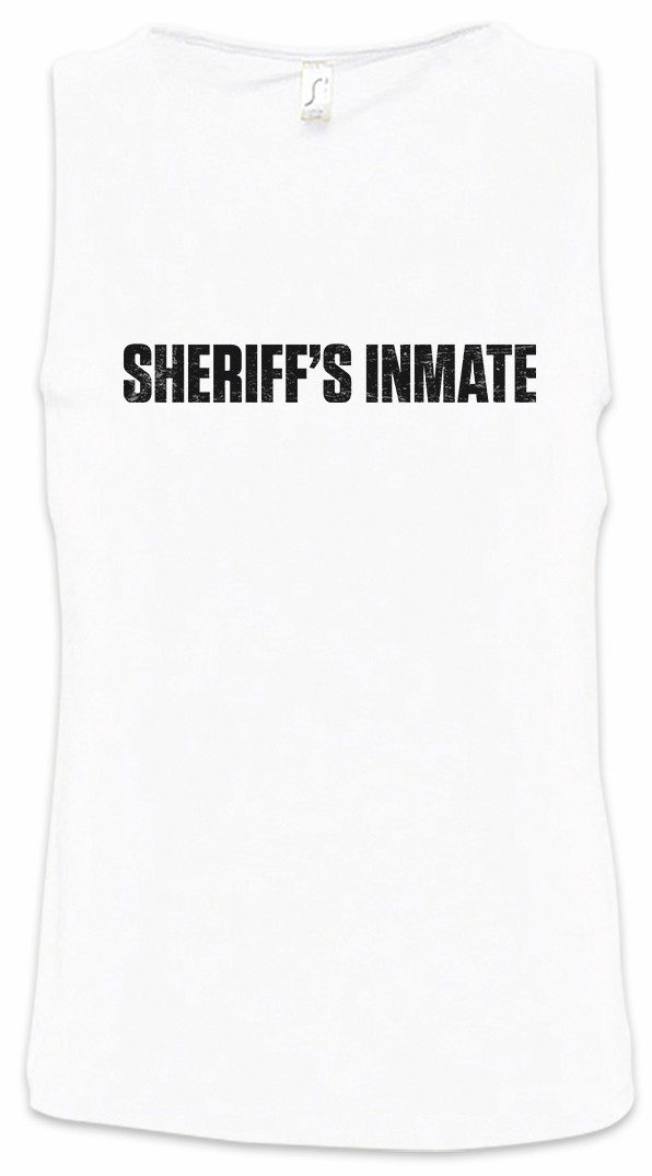 Tanktop Sheriff's Inmate Ärmelloses T-Shirt Häftling Gefangener Jail Häftling
