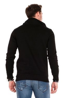 Cipo & Baxx Sweatshirt mit Schlauchkragen