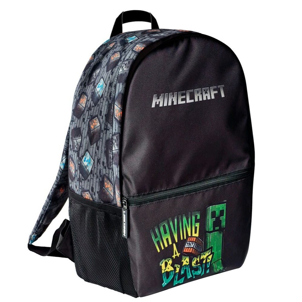 Minecraft Kinderrucksack Minecraft Creeper Kinder Rucksack Schultasche Gr. 38 x 24 x 12