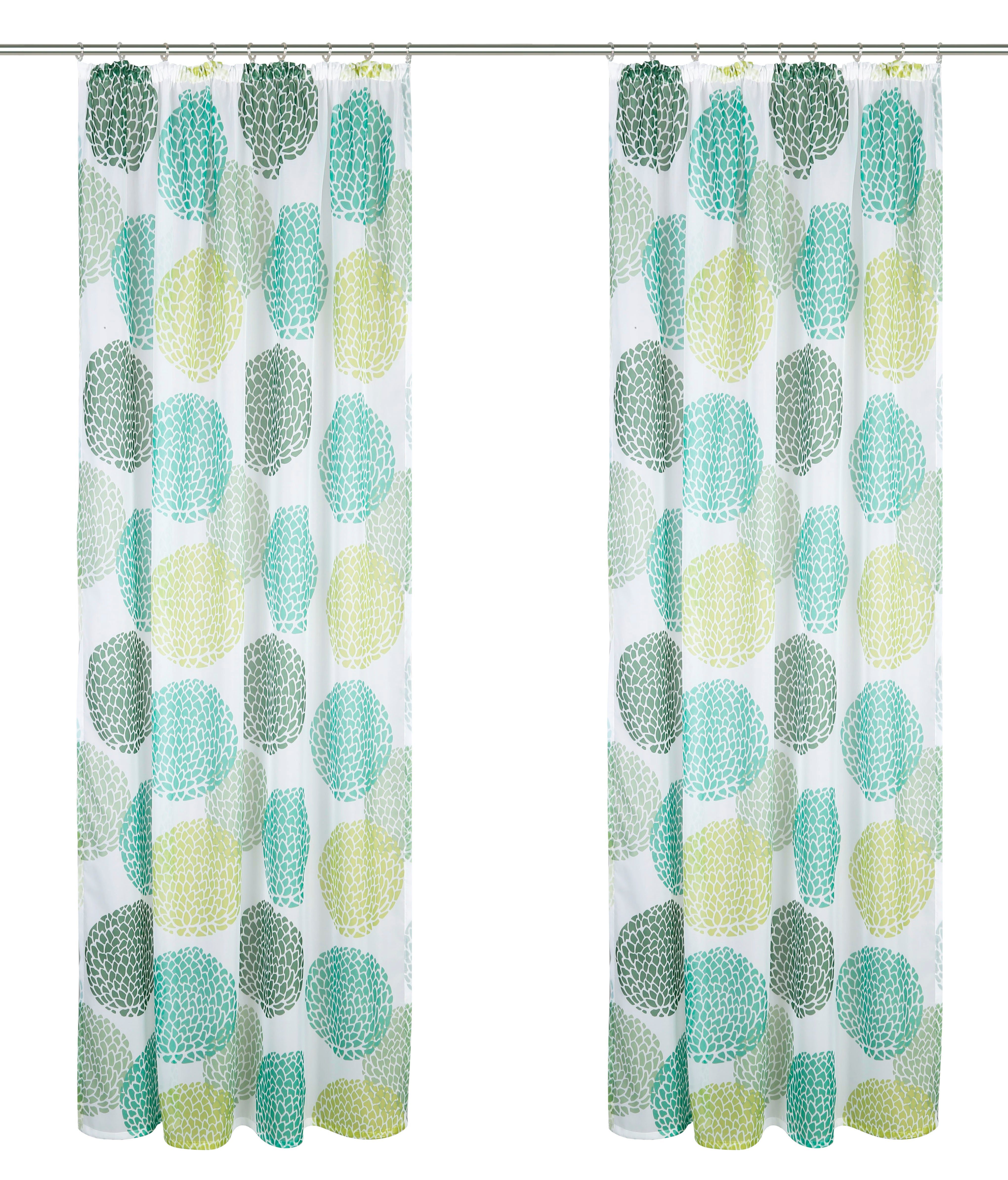 my home Gardine Belem (1 St), Kräuselband, transparent, Voile, 1 bzw. 2 Sch günstig online kaufen