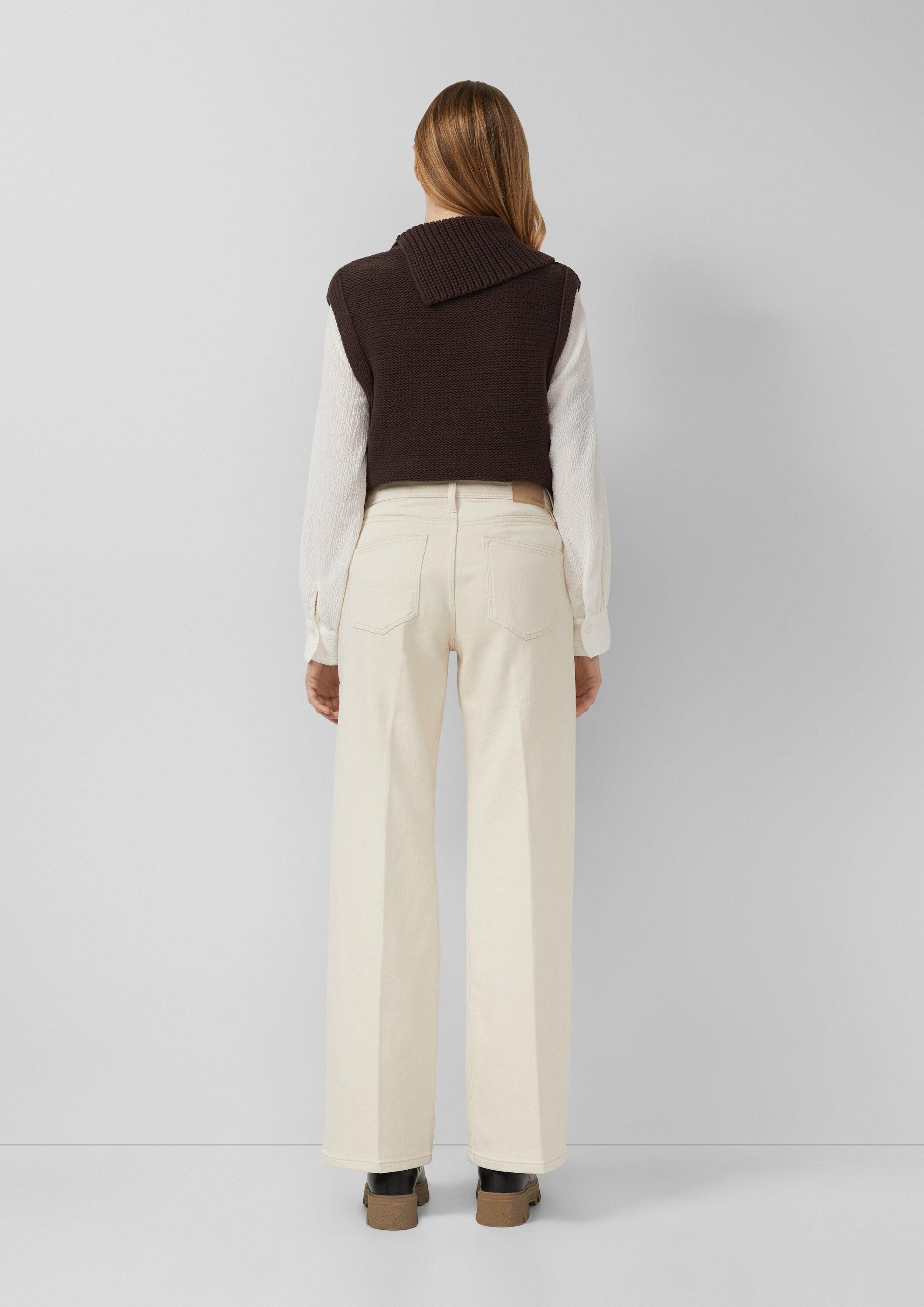 s.Oliver Weite Jeans Jeans-Hose SURI Jeans Suri / Regular Fit / Mid Rise / Wide Leg / Sweat-Denim