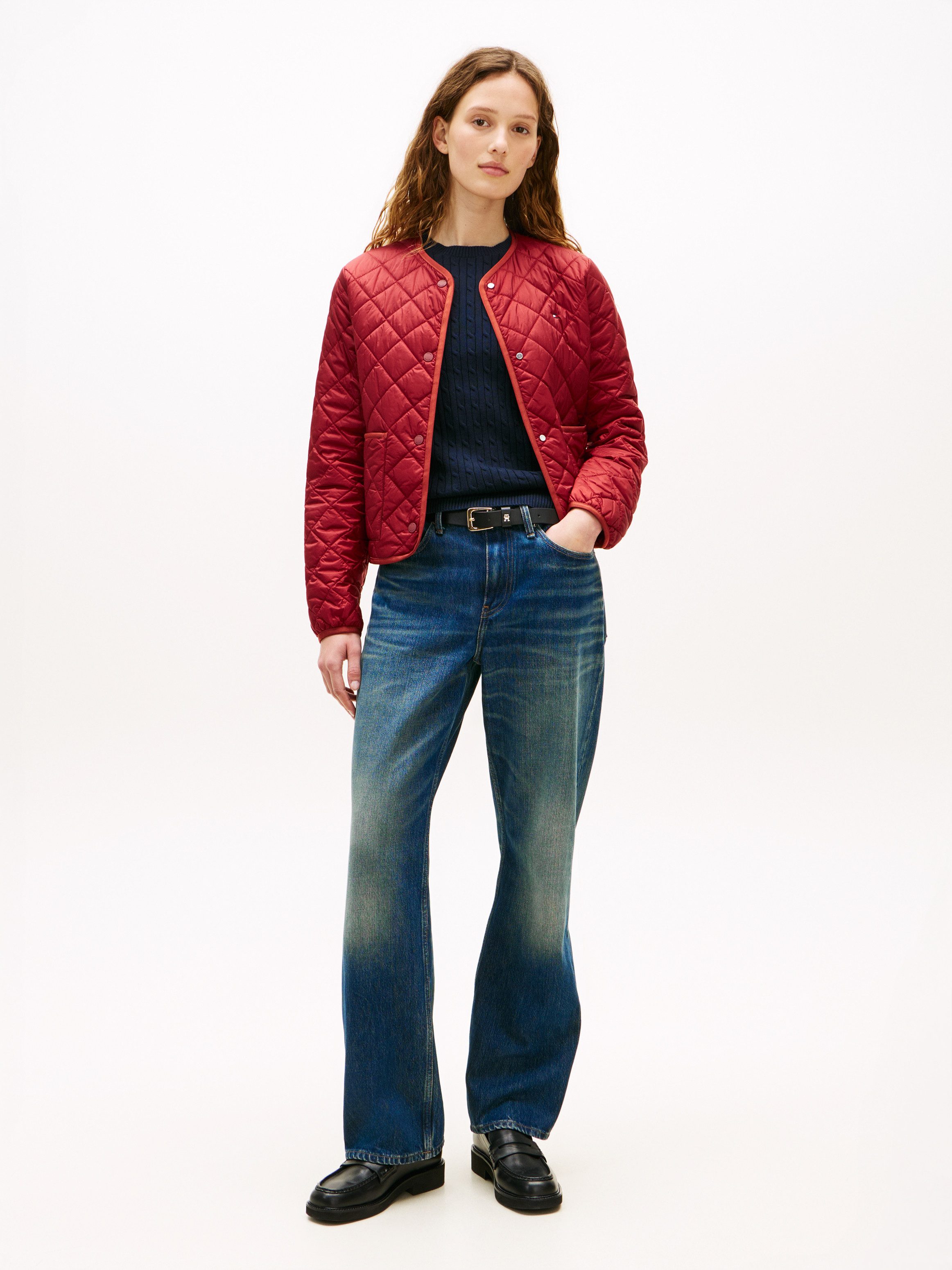 Tommy Hilfiger Steppjacke LW PADDED REG QUILTED JACKET in leicht verkürzter Länge, Regular Fit