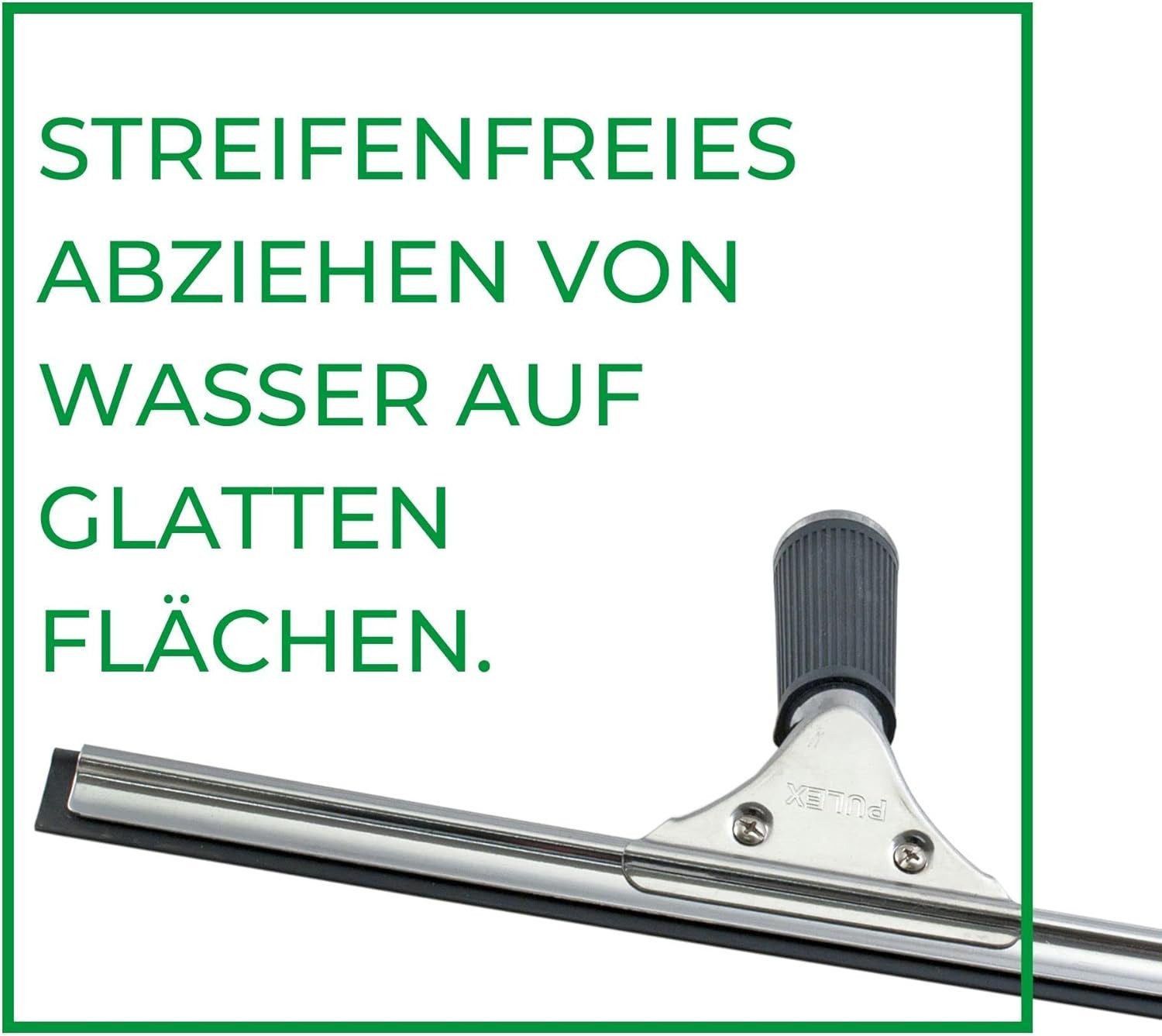 Novaliv Kehrgarnitur 20939-1x+20942-2x, (1-tlg), Novaliv Fensterabzieher Profi 25 cm + 2X Ersatzgummi für Fensterreinig