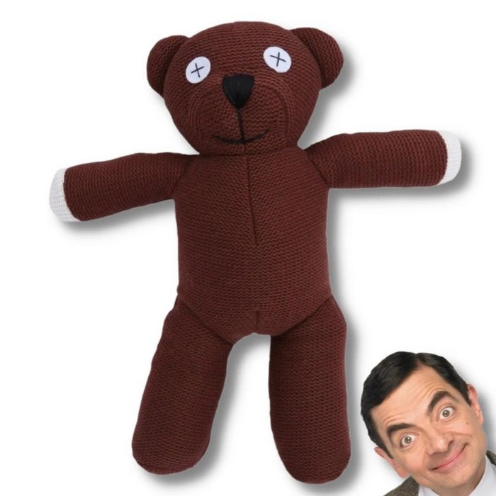 Mr Bean Plüschfigur Teddybär Teddy Stofftier Cartoon Geschenk Film Fernsehen
