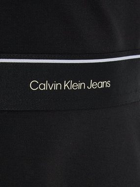 Calvin Klein Jeans Blusenkleid PUNTO LOGO TAPE SS DRESS für Kinder bis 16 Jahre
