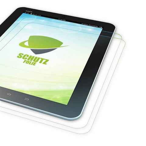 Wigento Tablet-Hülle 2x HD Displayschutzfolie für Samsung Galaxy Tab S6 Lite und 2022 Schutz Folie + Poliertuch