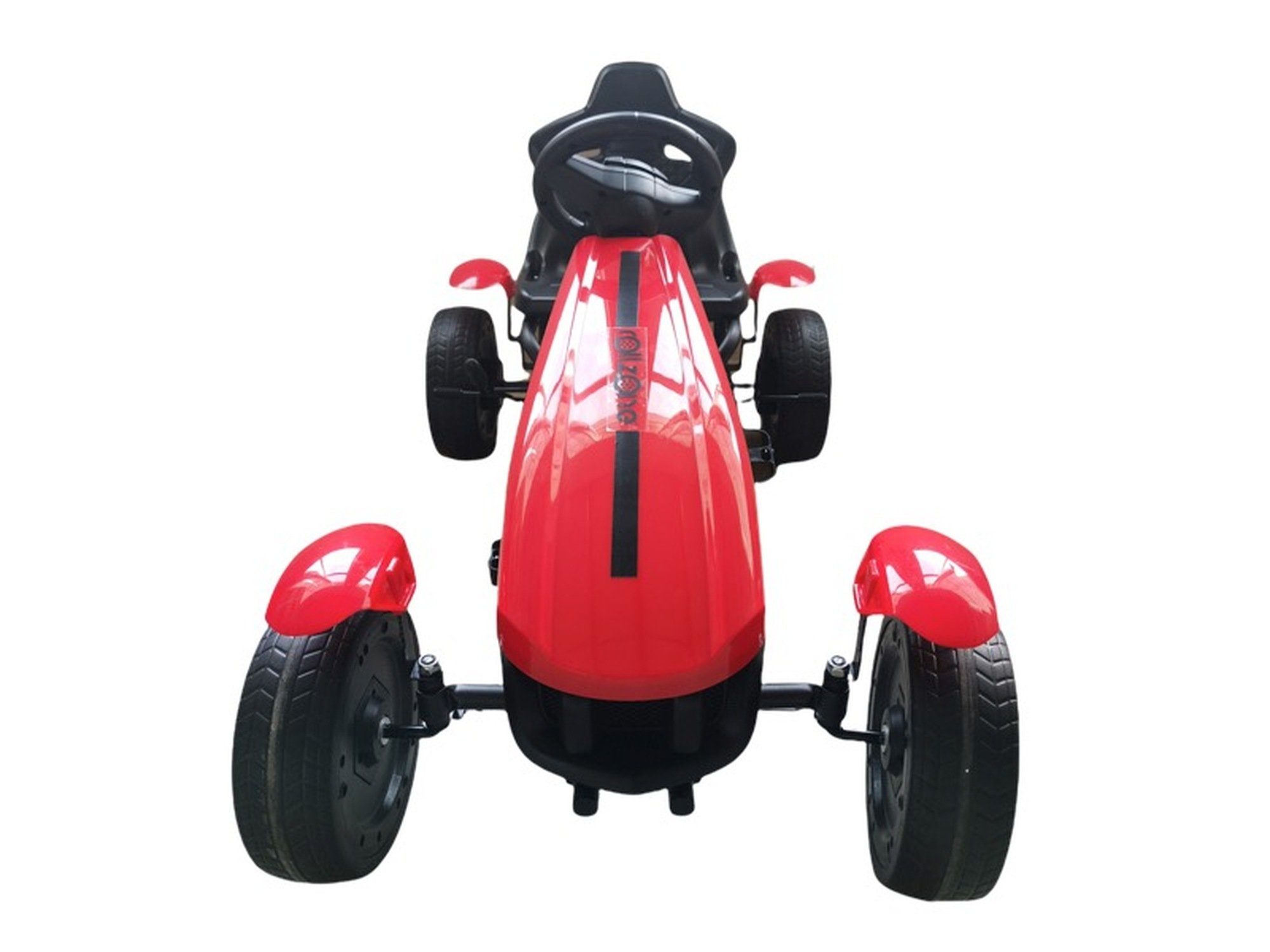 TPFLiving Go-Kart Matteo - rot - Farbe:, Kinderfahrzeug - Tretauto - Pedal-Go-Kart für Kinder von 3-8 Jahren