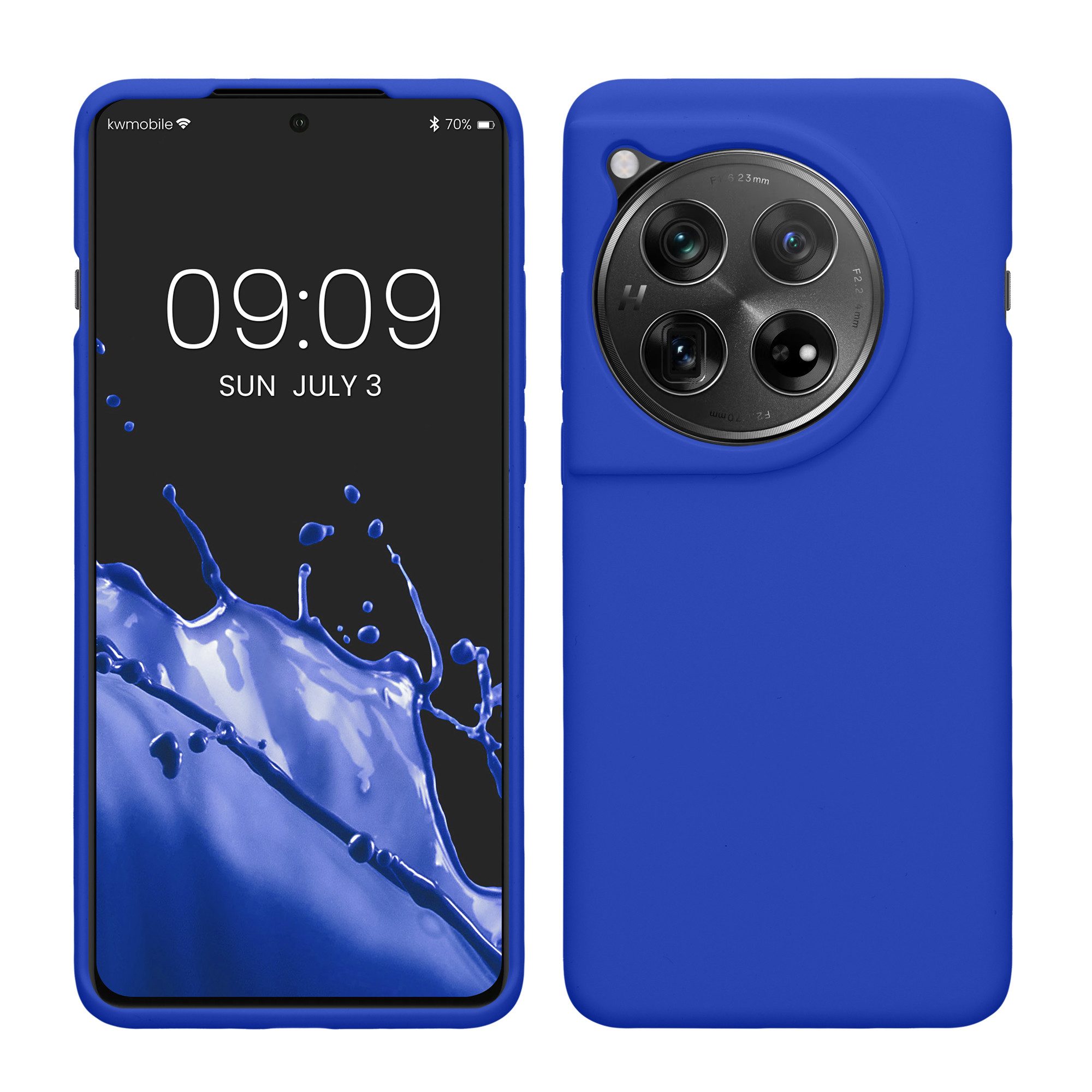 kwmobile Handyhülle Handyhülle für OnePlus 12 Hülle, Weiches Handy Silikon Case - Schutzhülle Cover