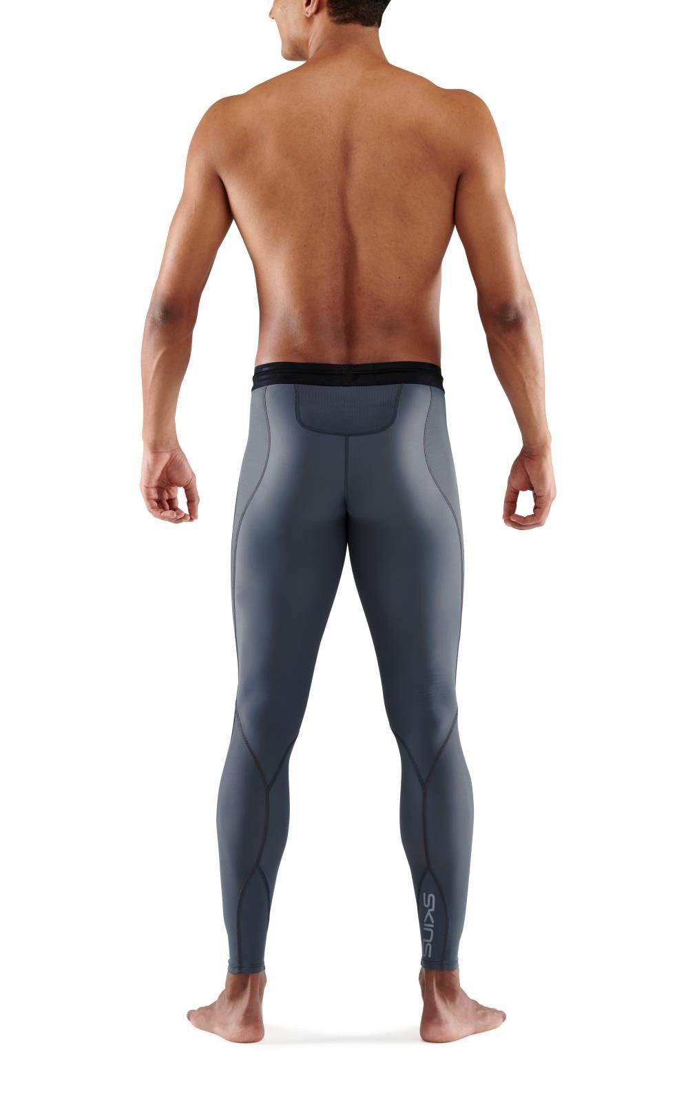 Skins Funktionshose 3-Series Tight Long (enganliegend) charcoalgrau Herren