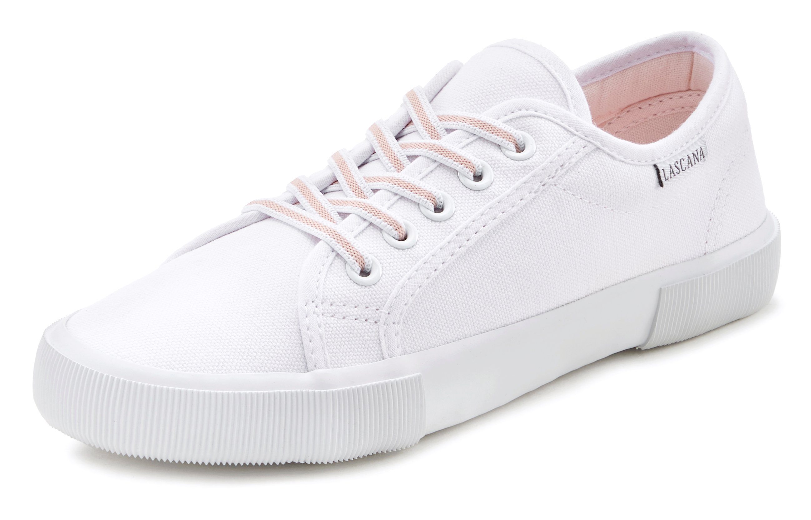 LASCANA Sneaker, Schnürhalbschuh, Freizeitschuh Sneaker zum Reinschlüpfen m günstig online kaufen