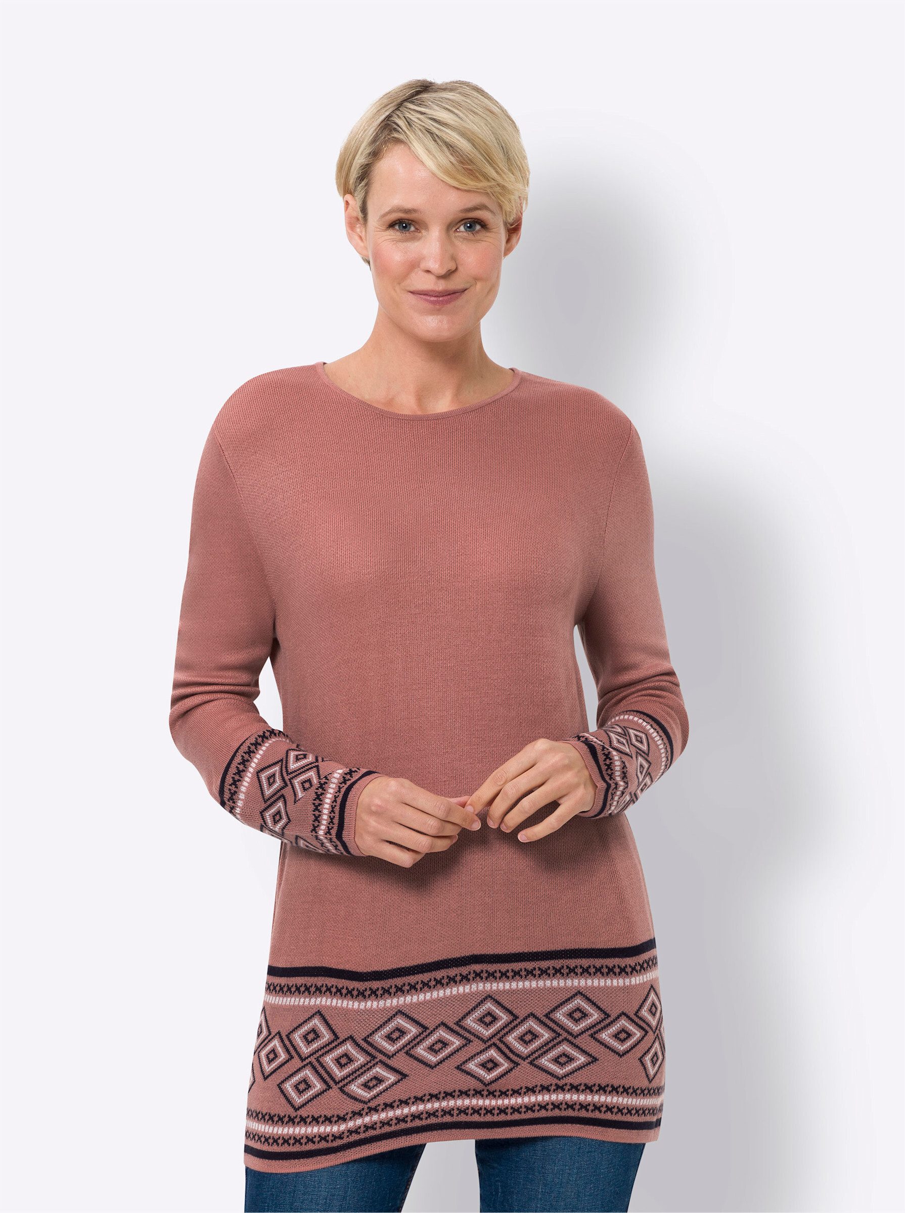 Strickpullover Longpullover