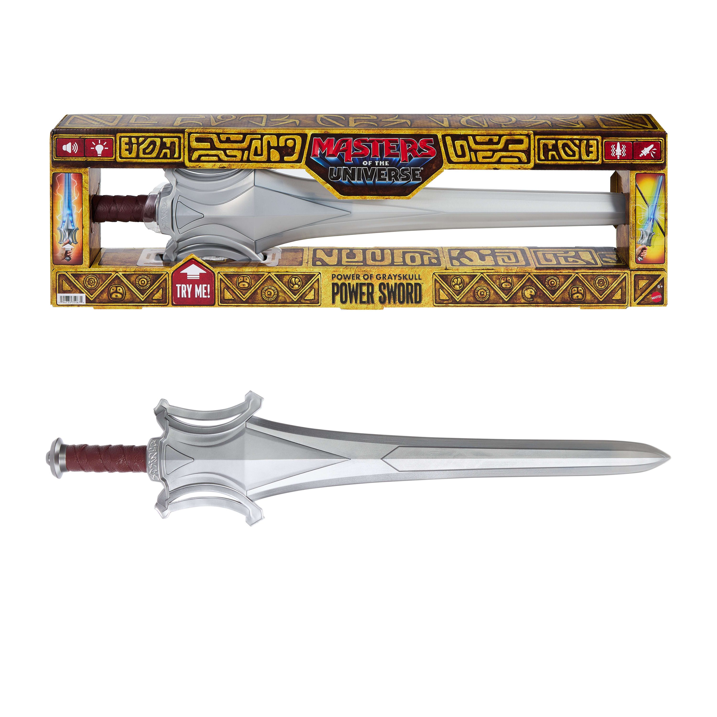 Mattel® Spielzeug-Schwert Masters of the Universe Power of Grayskull Power Sword (D), mit Licht und Sound