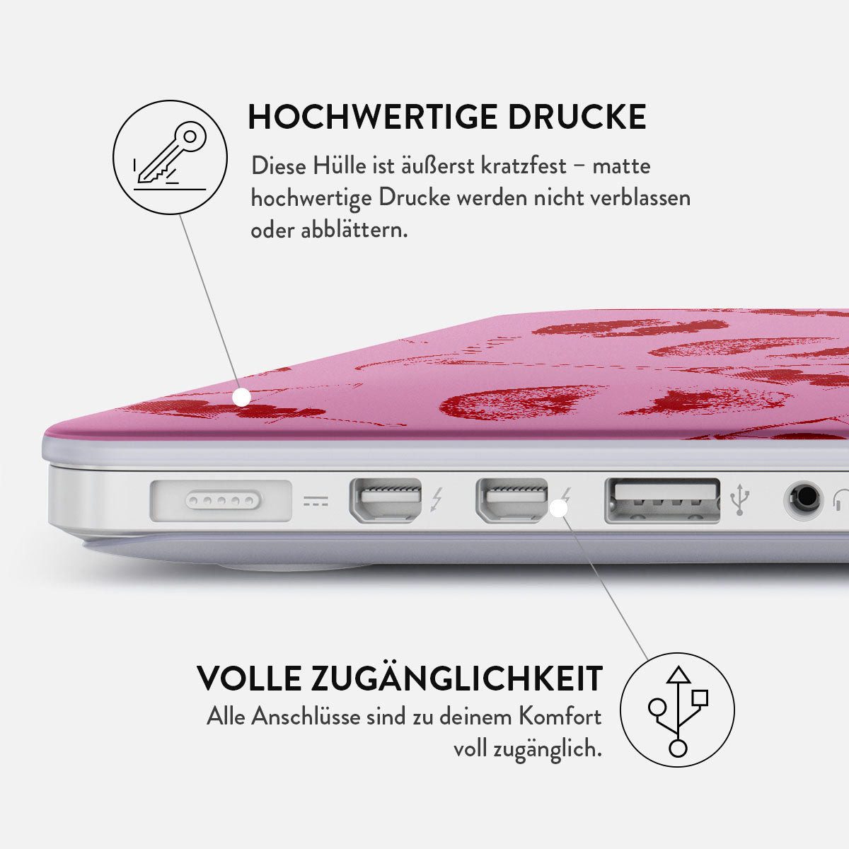 BURGA Laptop-Hülle Burga Hardshell Hülle Apple MacBook Pro 14 Zoll (2021 / 2023 M3 chip
