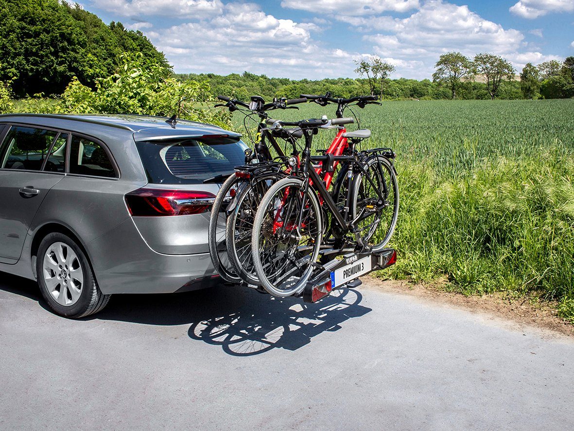 EUFAB Kupplungsfahrradträger PREMIUM 3, für max. 3 Räder, abschließbar – Bild 3 von 5